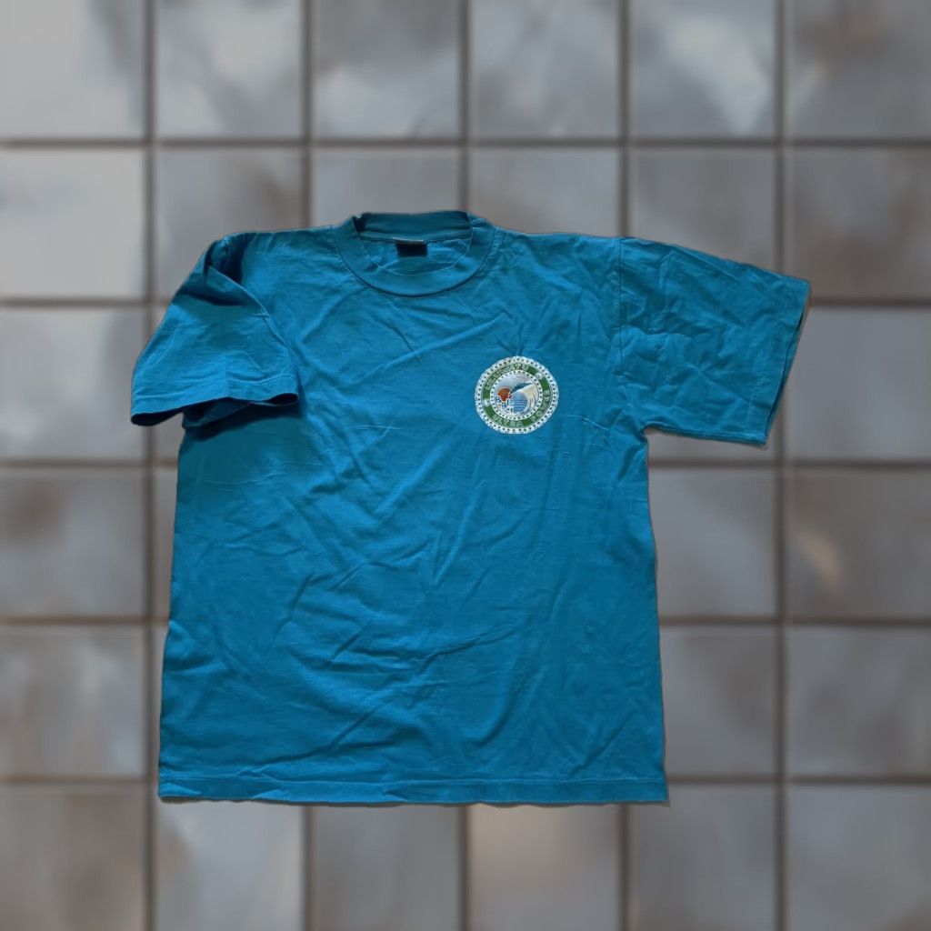 Vintage VINTAGE SZ Uluwatu Bali Yin & Yang Waves Single Stitch Surf Skate T-Shirt XL Mens Size US XL / EU 56 / 4 - 1 Thumbnail