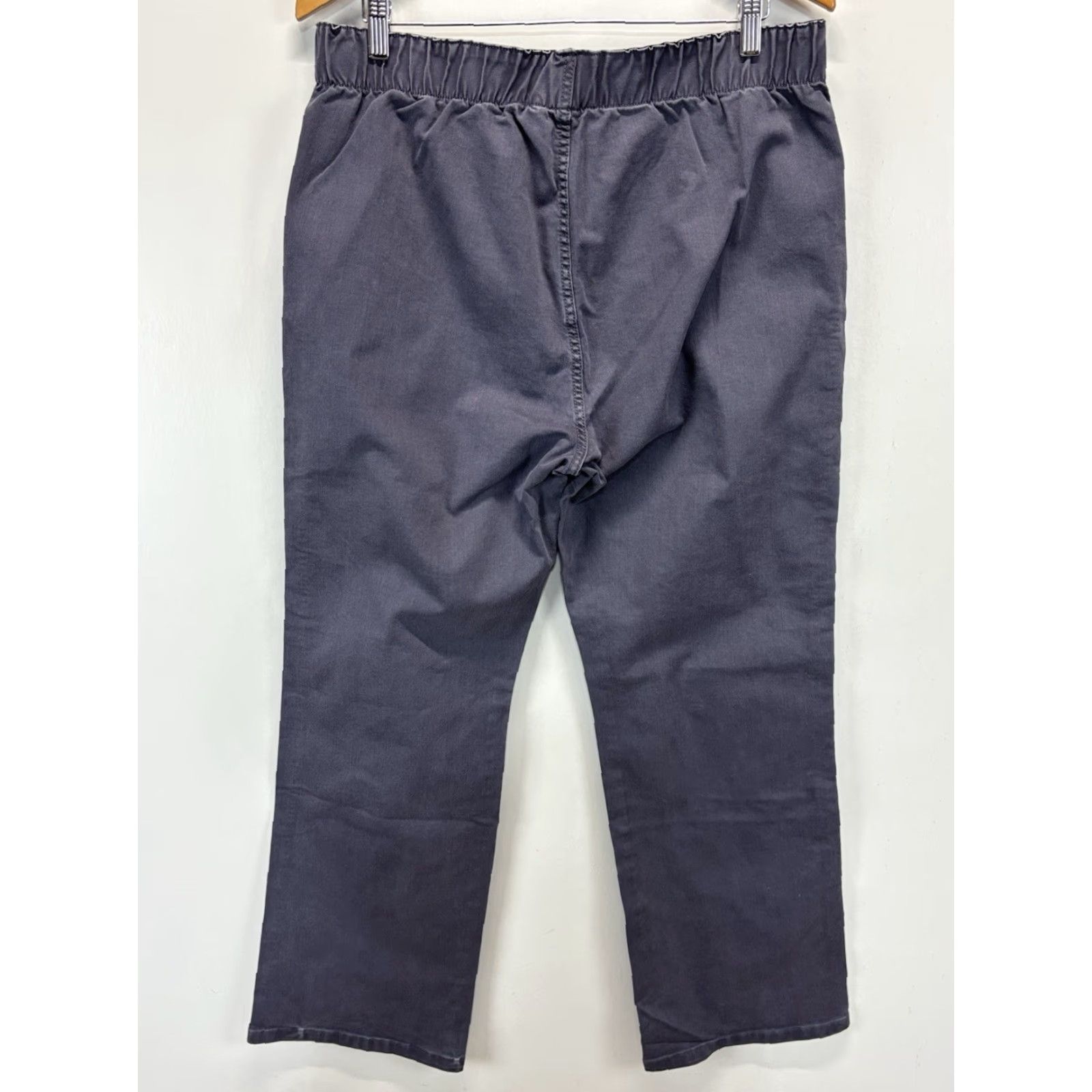 Soft Surroundings Soft Surroundings Chino Pants X-Large Gray Pull On Elastic Waist Womens Size 40" / US 18 - 3 Thumbnail