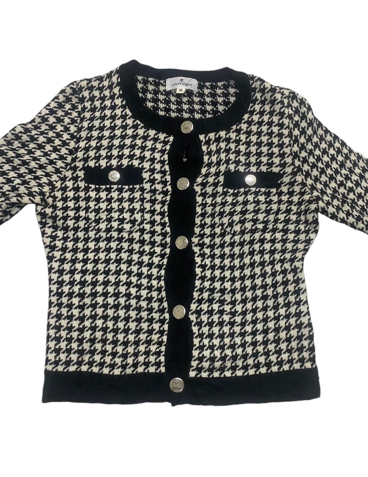 Courreges Vintage Courreges Knit Jacket Size S / US 4 / IT 40 - 3 Thumbnail