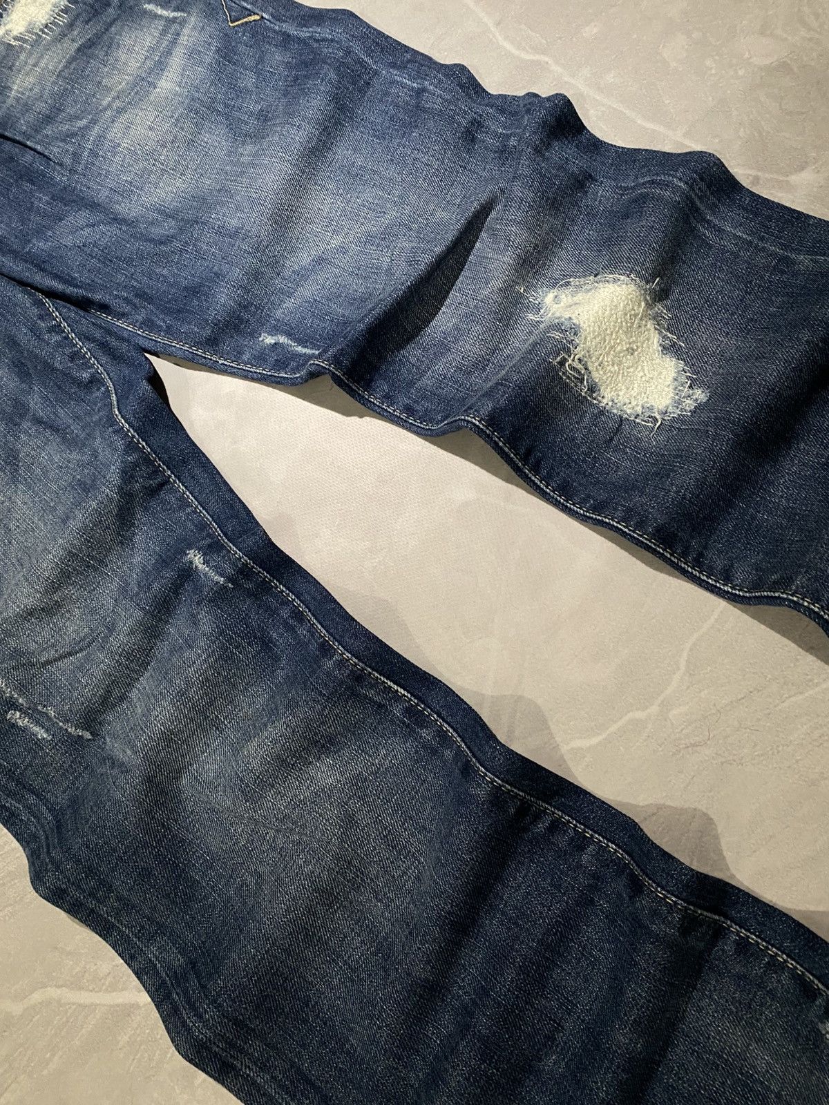 Japanese Brand Rare Avant Garde Slim Denim Size US 30 / EU 46 - 3 Thumbnail