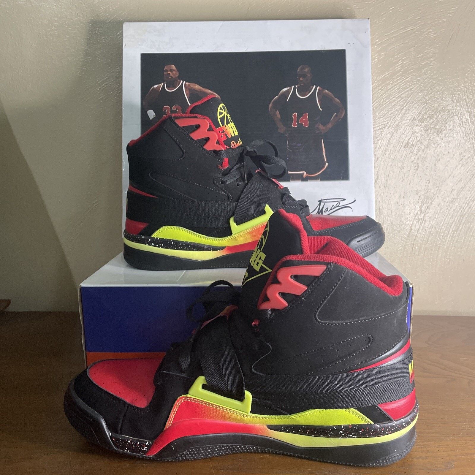 Ewing Athletics Ewing/Anthony Mason Heat/Knicks Sz 11 EUC With Org. Box Size US 11 / EU 44 - 3 Thumbnail