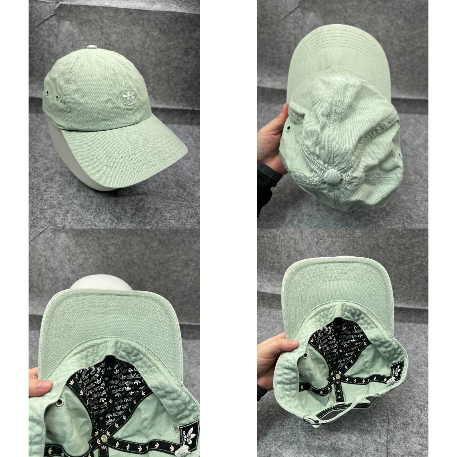 Adidas Adidas Hat Cap Strap Back Adult One Size Light Blue 100% Cotton Golf Hat Outdoor Unisex Adults Mens Womens Size ONE SIZE - 8 Thumbnail