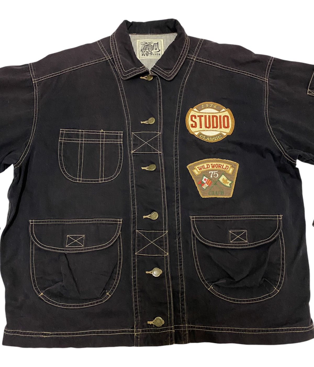 Japanese Brand × Vintage Luce Garment Chore Jacket (C3) Size US XL / EU 56 / 4 - 2 Thumbnail