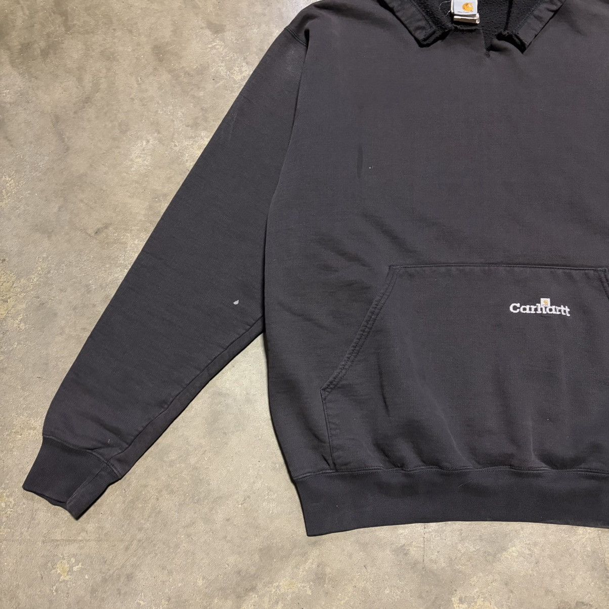 Carhartt Vintage Carhartt Hoodie Sweatshirt Faded Distressed 90s USA Size US L / EU 52-54 / 3 - 6 Thumbnail