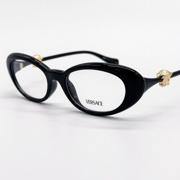 Versace NEW VERSACE EYEGLASSES VE3381U GB1 BLACK WOMEN EYEWEAR Size ONE SIZE - 3 Thumbnail