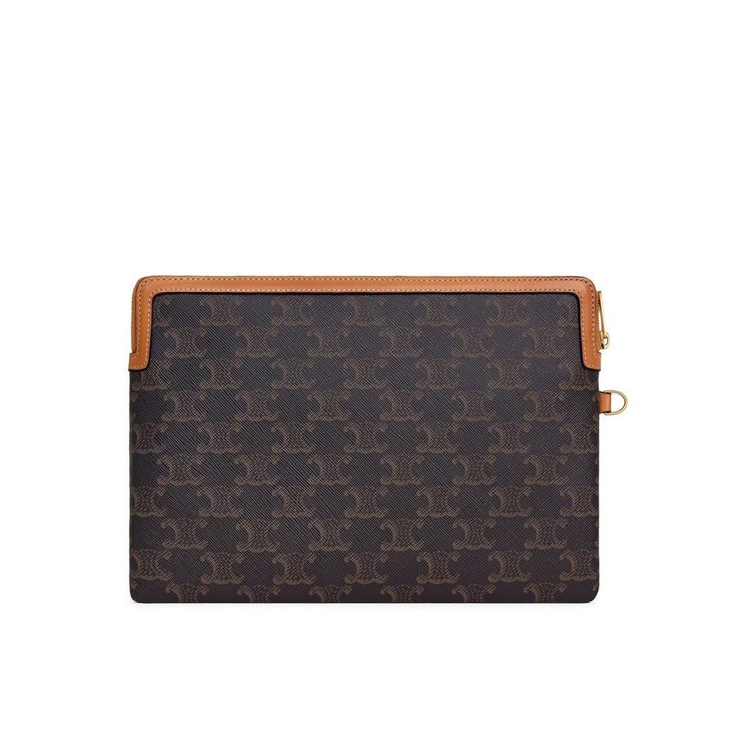 Celine CELINE $750 Tan Small Pouch Bag New Size ONE SIZE - 4 Thumbnail