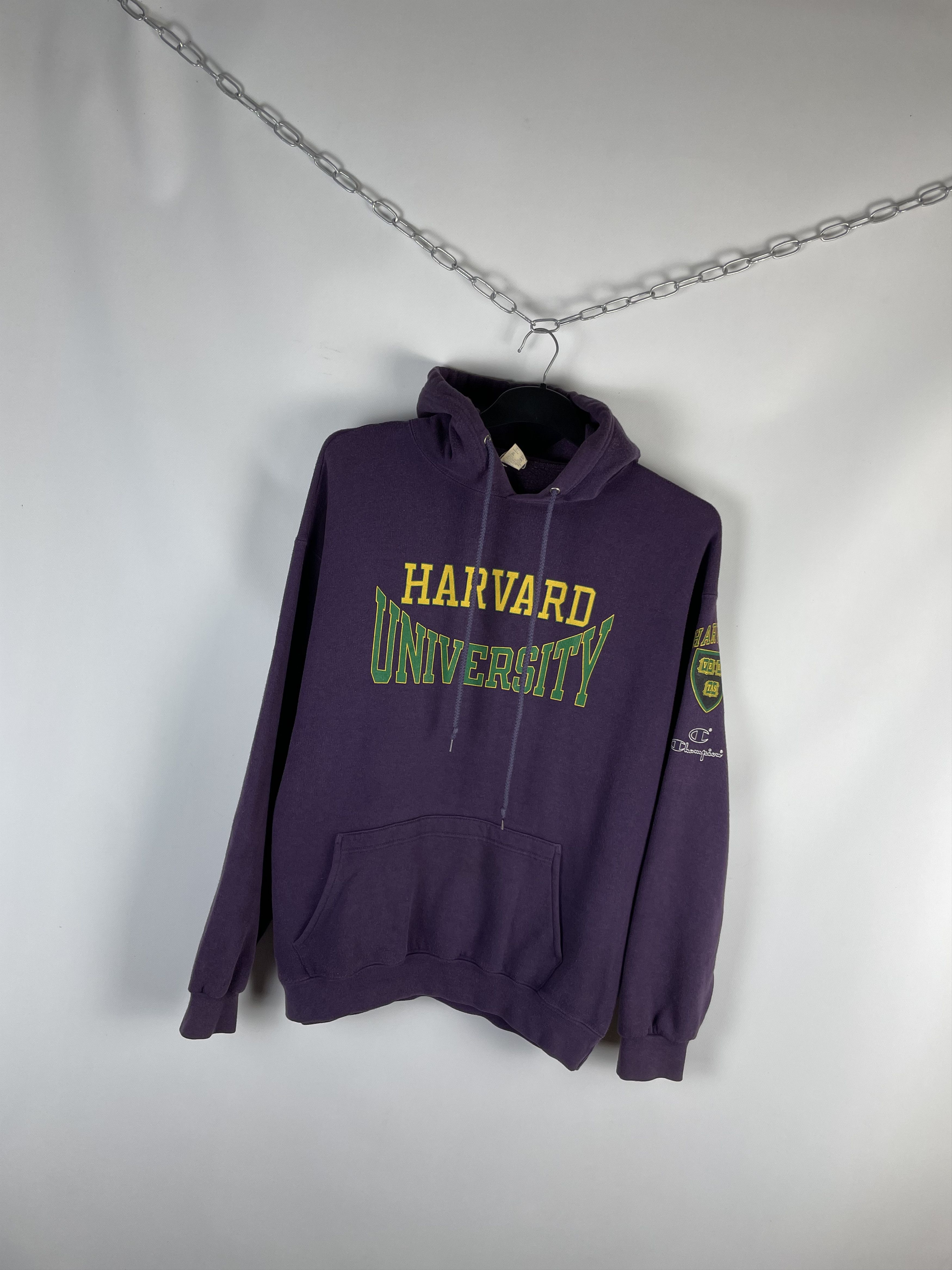 Champion Vintage Champion Harvard Hoodie 90s Size US XL / EU 56 / 4 - 2 Thumbnail