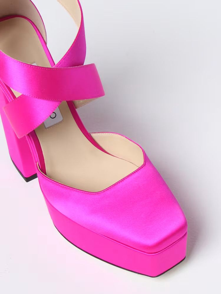 Jimmy Choo o1y0326 Pumps in Fuchsia Size US 8.5 / IT 38.5 - 4 Thumbnail