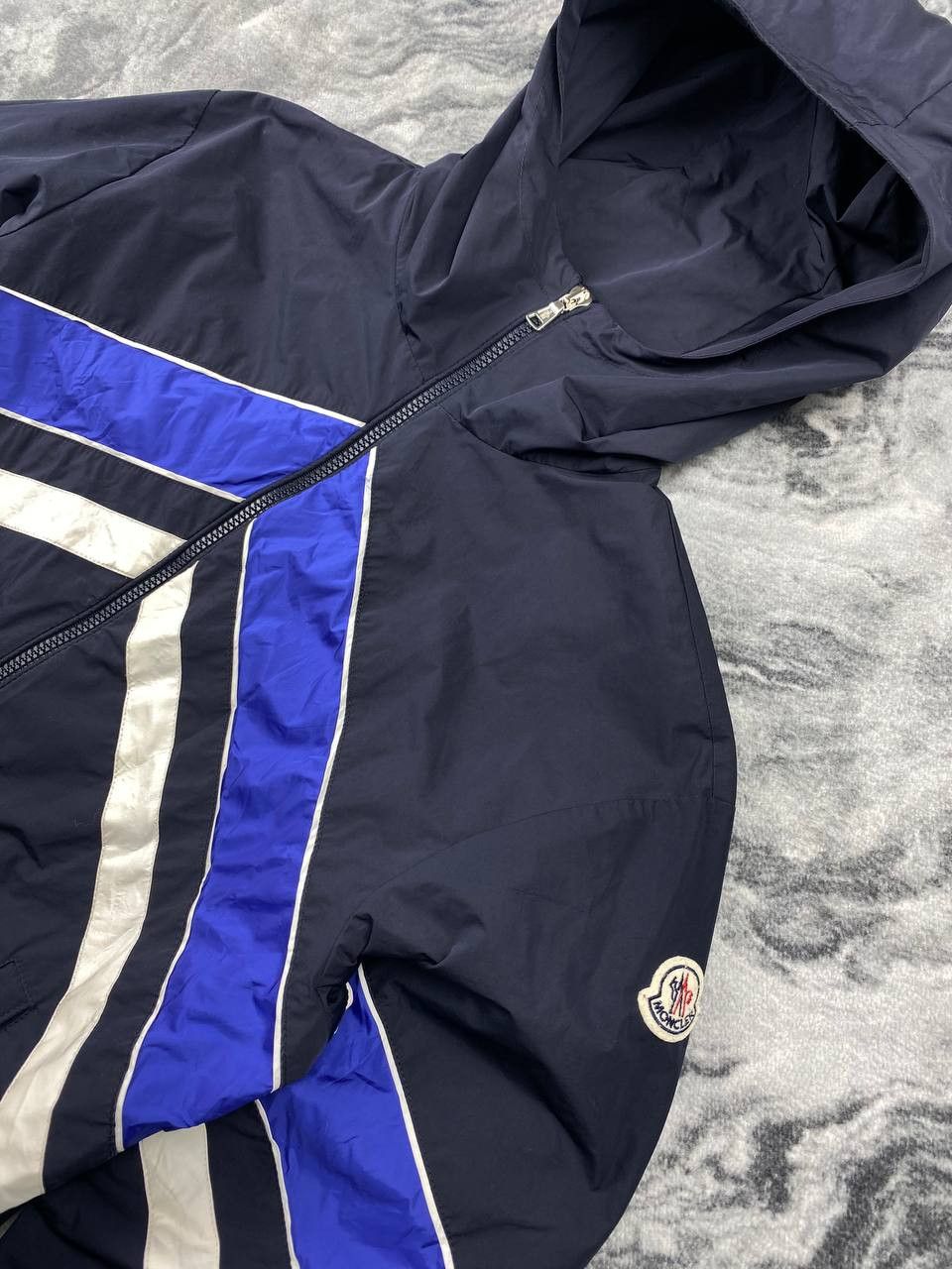 Moncler Moncler Tseren Giubbotto Nylon Jacket Kids Size 14A Blue Size US S / EU 44-46 / 1 - 2 Thumbnail