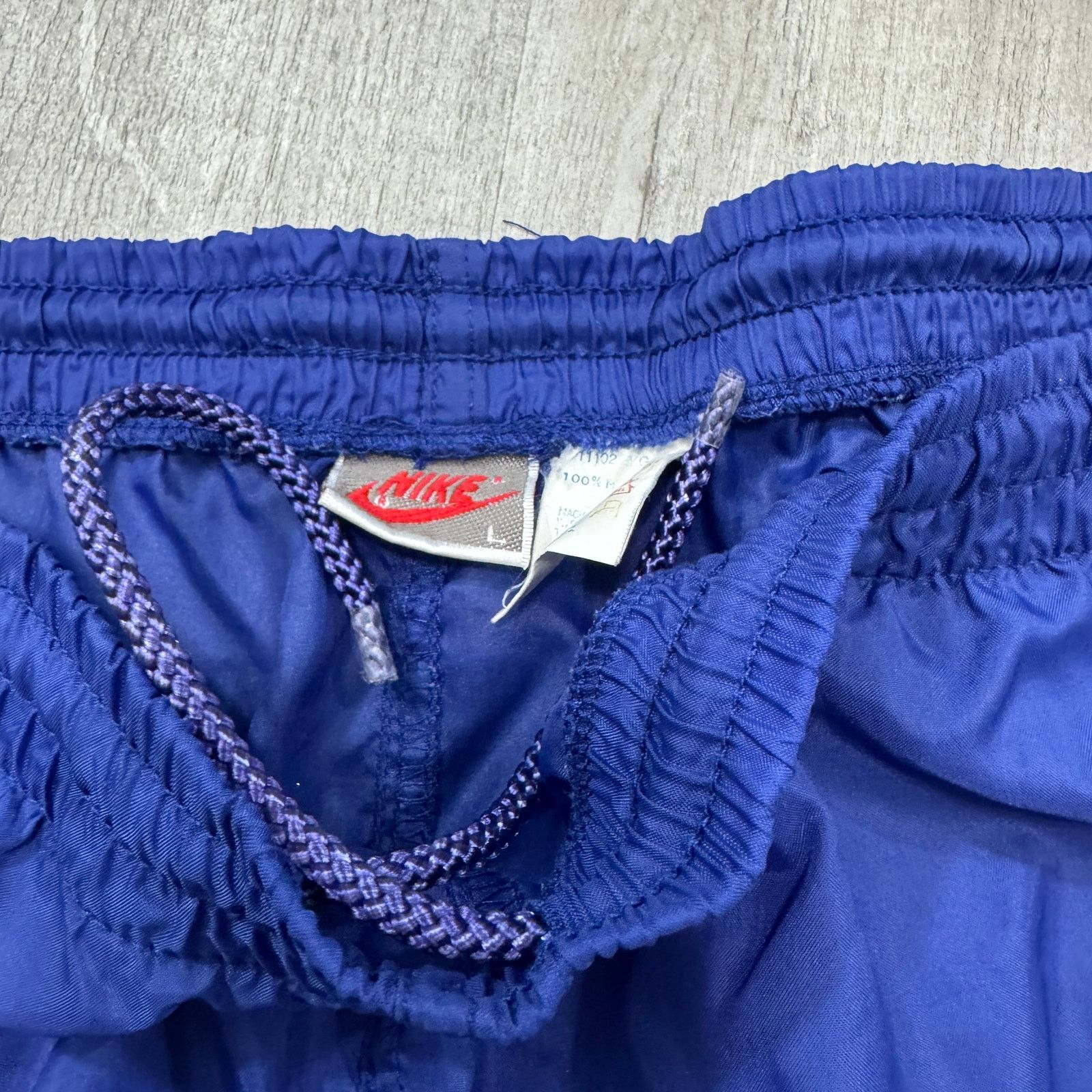 Nike Vintage Nike Windbreaker Track Pants Men's Large Blue 90s Size US 32 / EU 48 - 5 Thumbnail