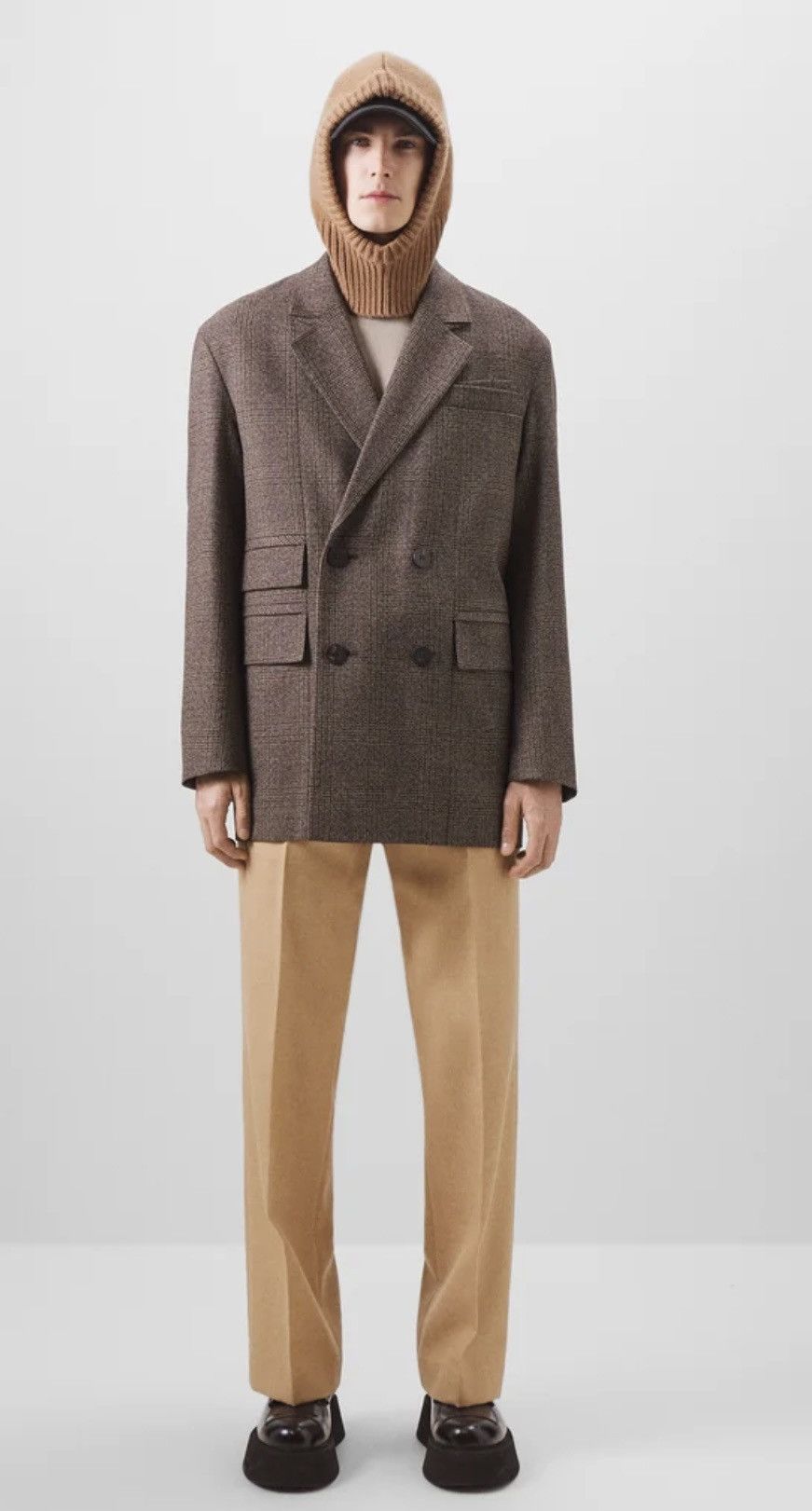 Wooyoungmi !DS! AW23 Wooyoungmi Brown Double Breasted Coat Jacket Size US L / EU 52-54 / 3 - 1 Thumbnail