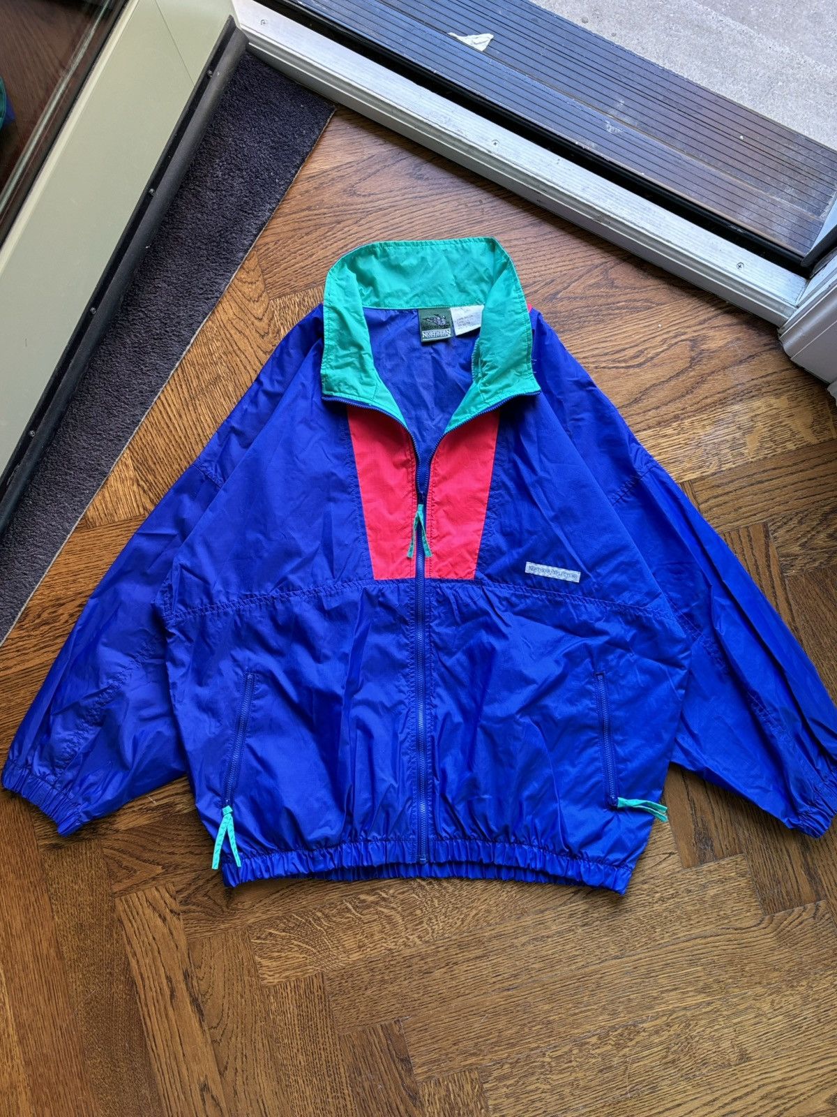 Northern Reflections × Vintage 1980s Northern Reflection Jacket Vintage Windbreaker Zip 80s Size US S / EU 44-46 / 1 - 2 Thumbnail