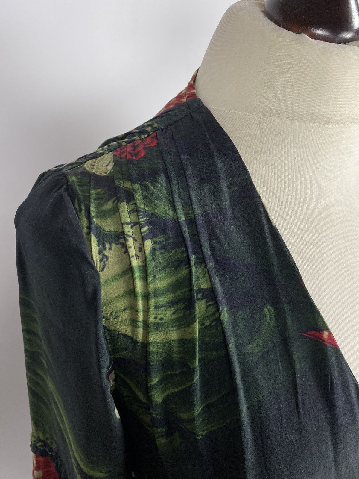 Allsaints × Designer Allsaints Delana Swoop Dress Maxi Floral Pattern Pleated Size XS / US 0-2 / IT 36-38 - 8 Thumbnail