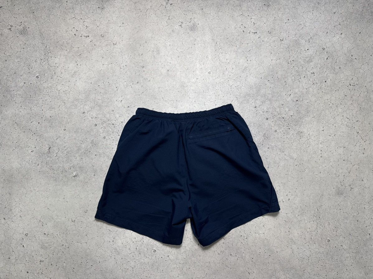 Nike × Vintage Nike Vintage Nylon Shorts Swoosh Drill Y2K Navy Size US 32 / EU 48 - 2 Thumbnail