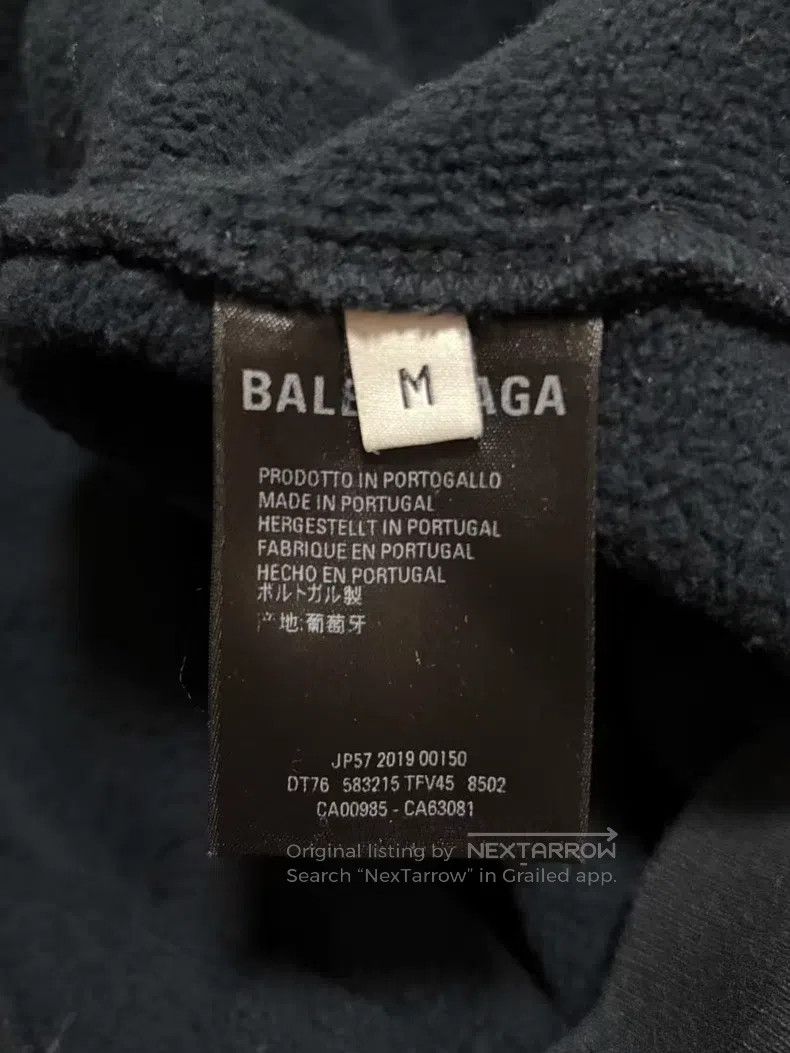 Balenciaga Balenciaga Embroidered logo hooded sweatshirt, size M Size US M / EU 48-50 / 2 - 4 Thumbnail