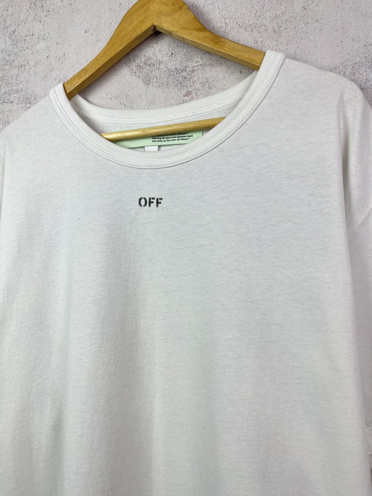 Off-White Off-White Temperature 2018 Oversized T-Shirt Rare Hype Y2K Size US XL / EU 56 / 4 - 11 Thumbnail