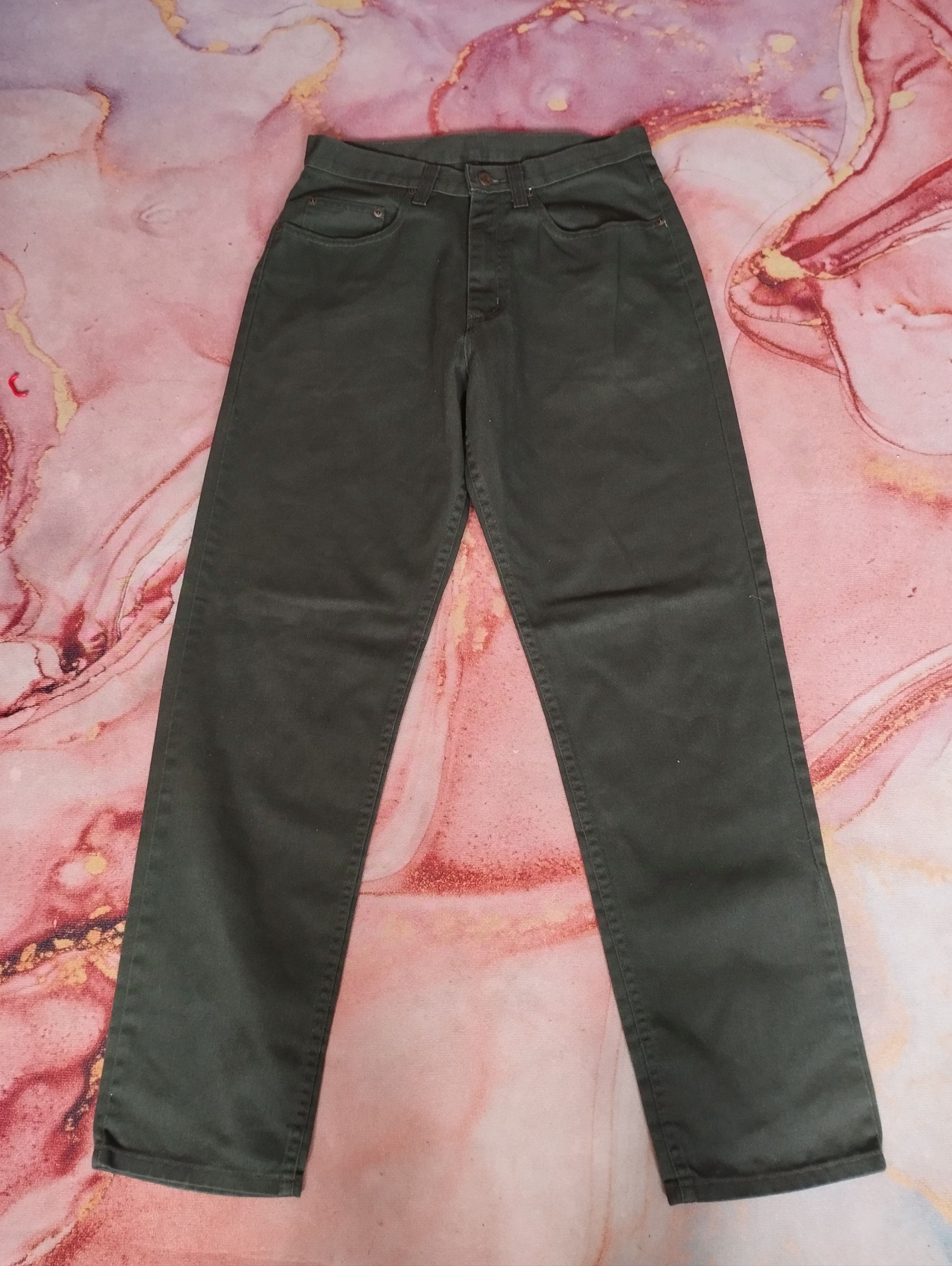 Ben Davis × Vintage Rare Ben Davis Jeans Green olive Size US 32 / EU 48 - 1 Thumbnail