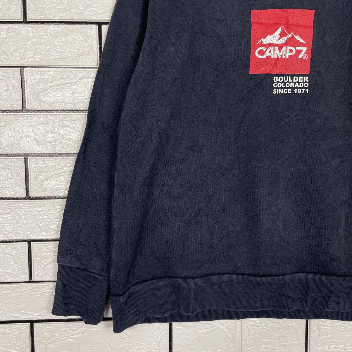 Japanese Brand Japanese Brand Camp 7 Black Sweatshirt Size US M / EU 48-50 / 2 - 3 Thumbnail