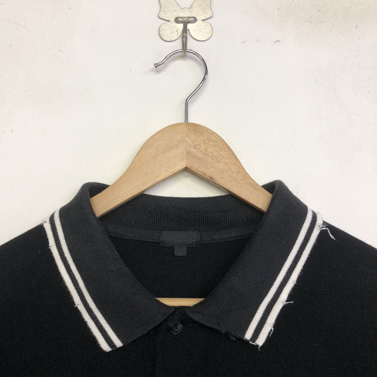 Beams Plus Beams Destructive Design Polo Ringer Shirt Size US L / EU 52-54 / 3 - 2 Thumbnail
