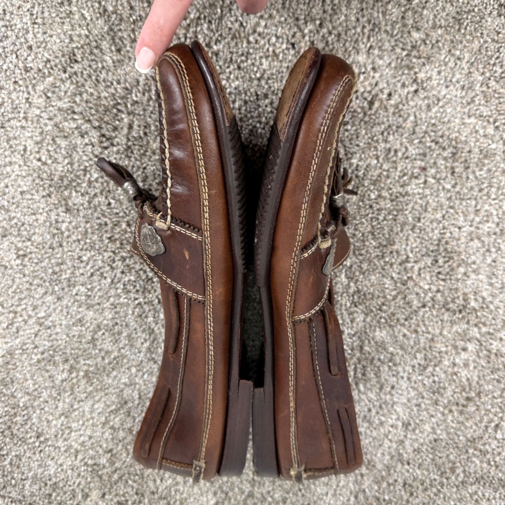 Cole Haan Cordovan Tassel Loafer Mens Size 9.5 Vintage Dress Shoes USA Preppy‎ Vintage Men main image 2