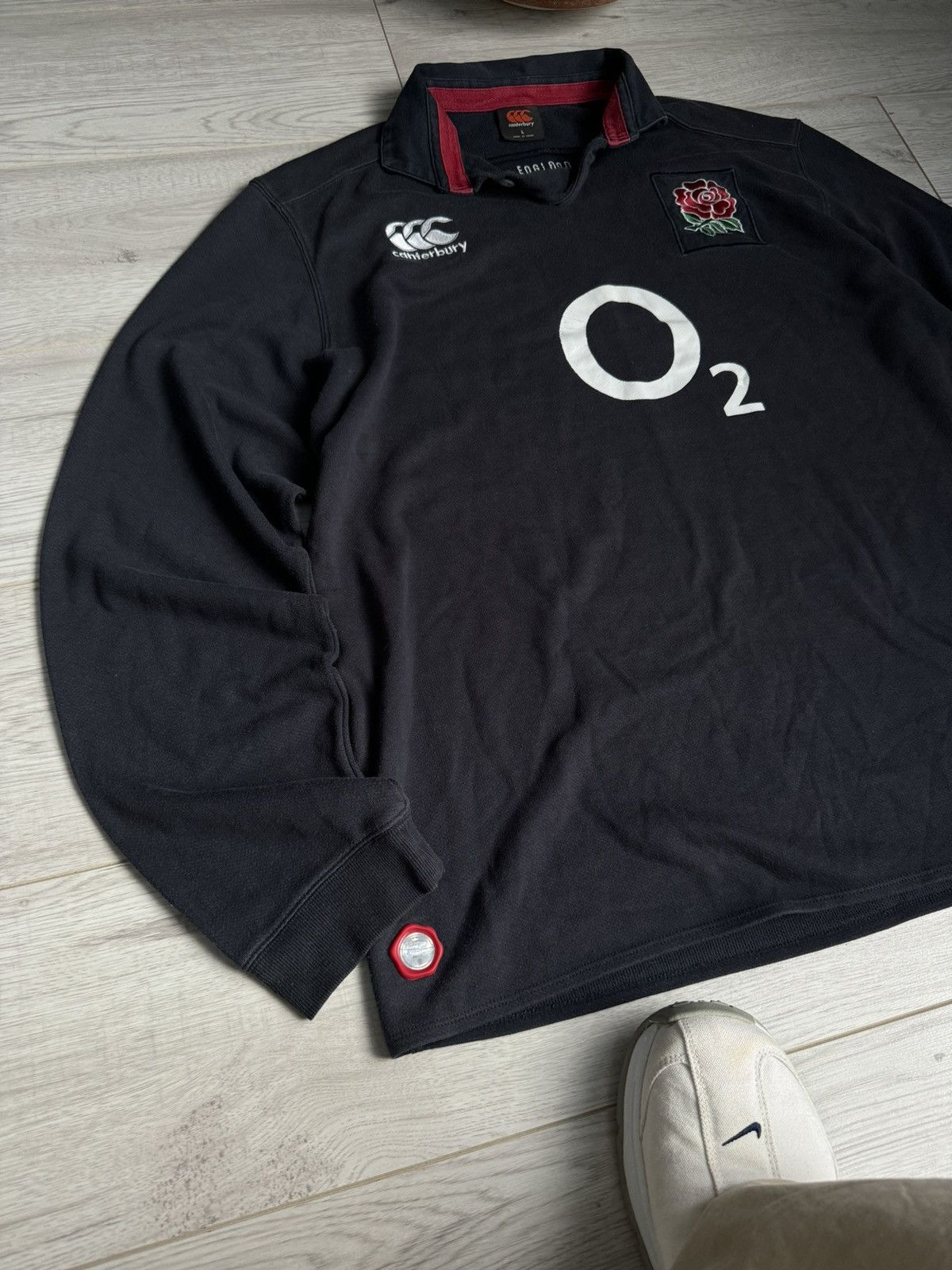 Canterbury of New Zealand × Vintage Canterbury of New Zealand England Rugby Shirt Jersey Size US L / EU 52-54 / 3 - 2 Thumbnail