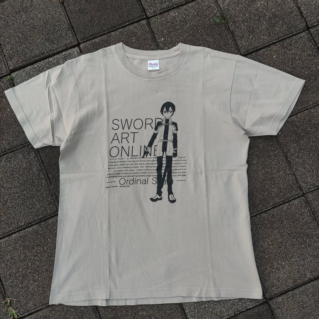 Anime Sword Art Online Kirito SAO Ordinal Scale Movie Tshirr Size US L / EU 52-54 / 3 - 3 Thumbnail