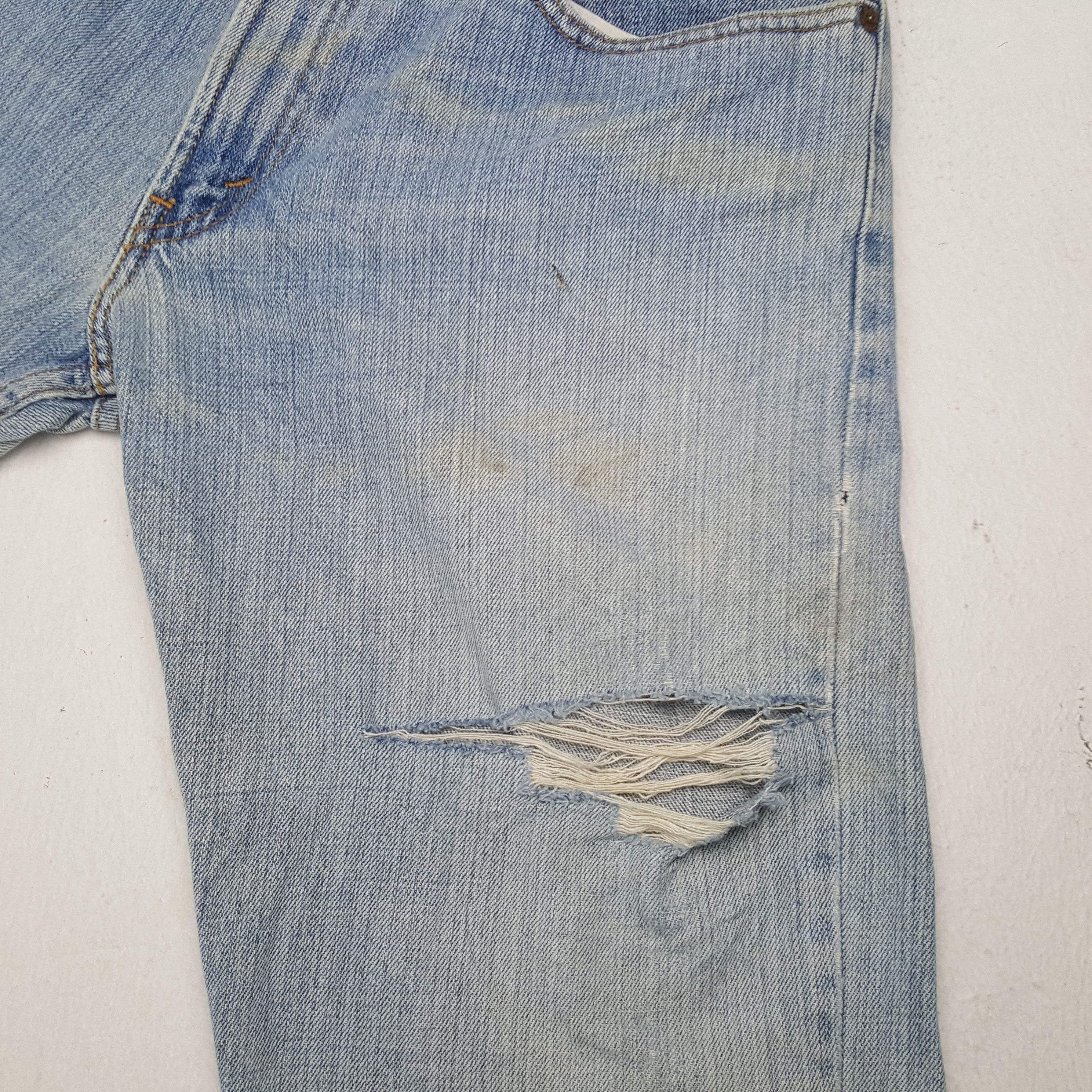 Levi's × Vintage Levi's Daily Streetwear Distressed Jeans Size US 32 / EU 48 - 16 Thumbnail