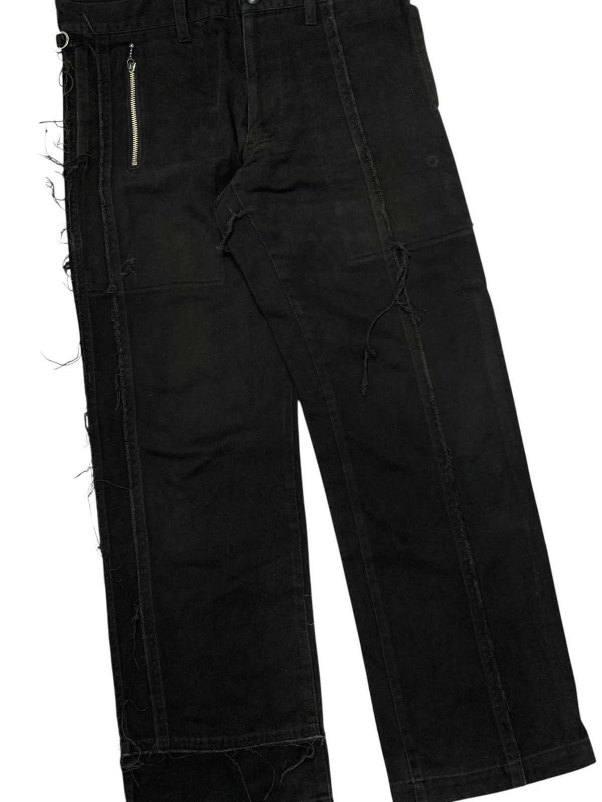 KMRii Y2k MILK BOY vintage japan gothic distressed pants Size US 31 - 2 Thumbnail