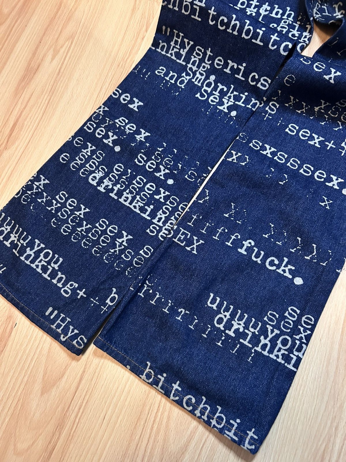 Hysteric Glamour typewriter jeans Size 27" / US 4 / IT 40 - 9 Thumbnail