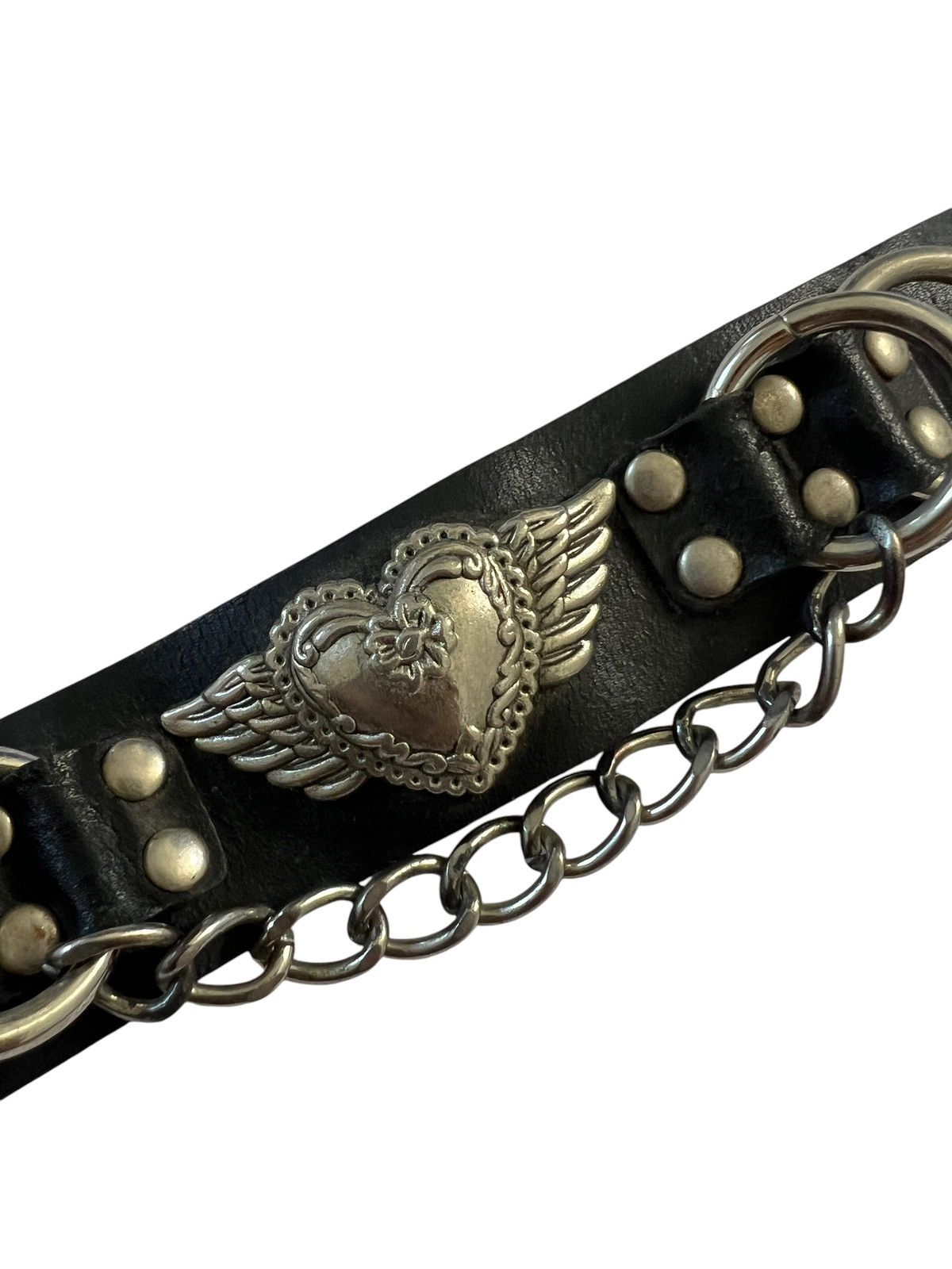 Leather × Vintage Vintage Flying Heart Leather Bracelet Size ONE SIZE - 5 Thumbnail