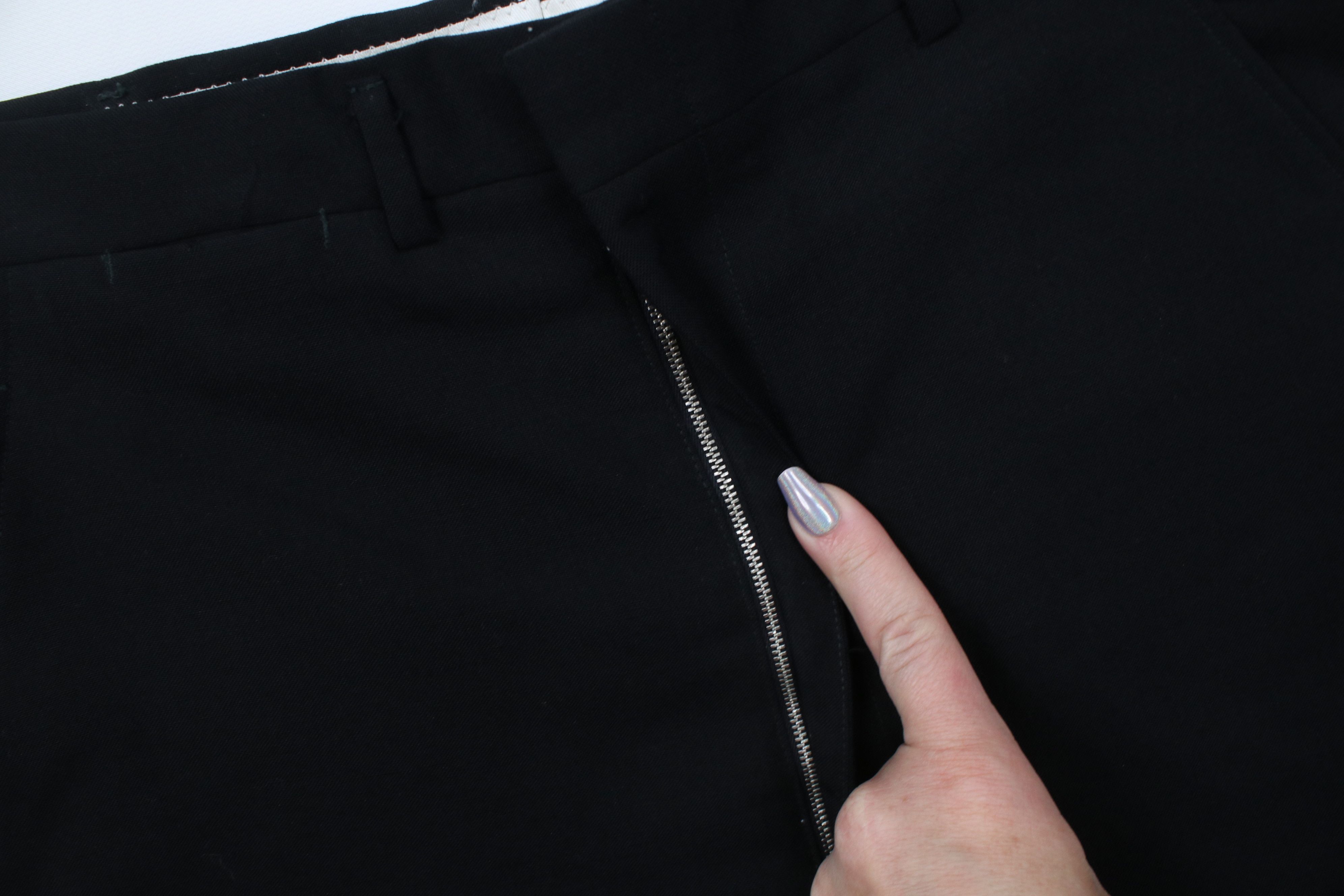 Vintage Vintage 50s 60s Streetwear Wool Knit Chino Pants Black USA Size US 32 / EU 48 - 7 Thumbnail