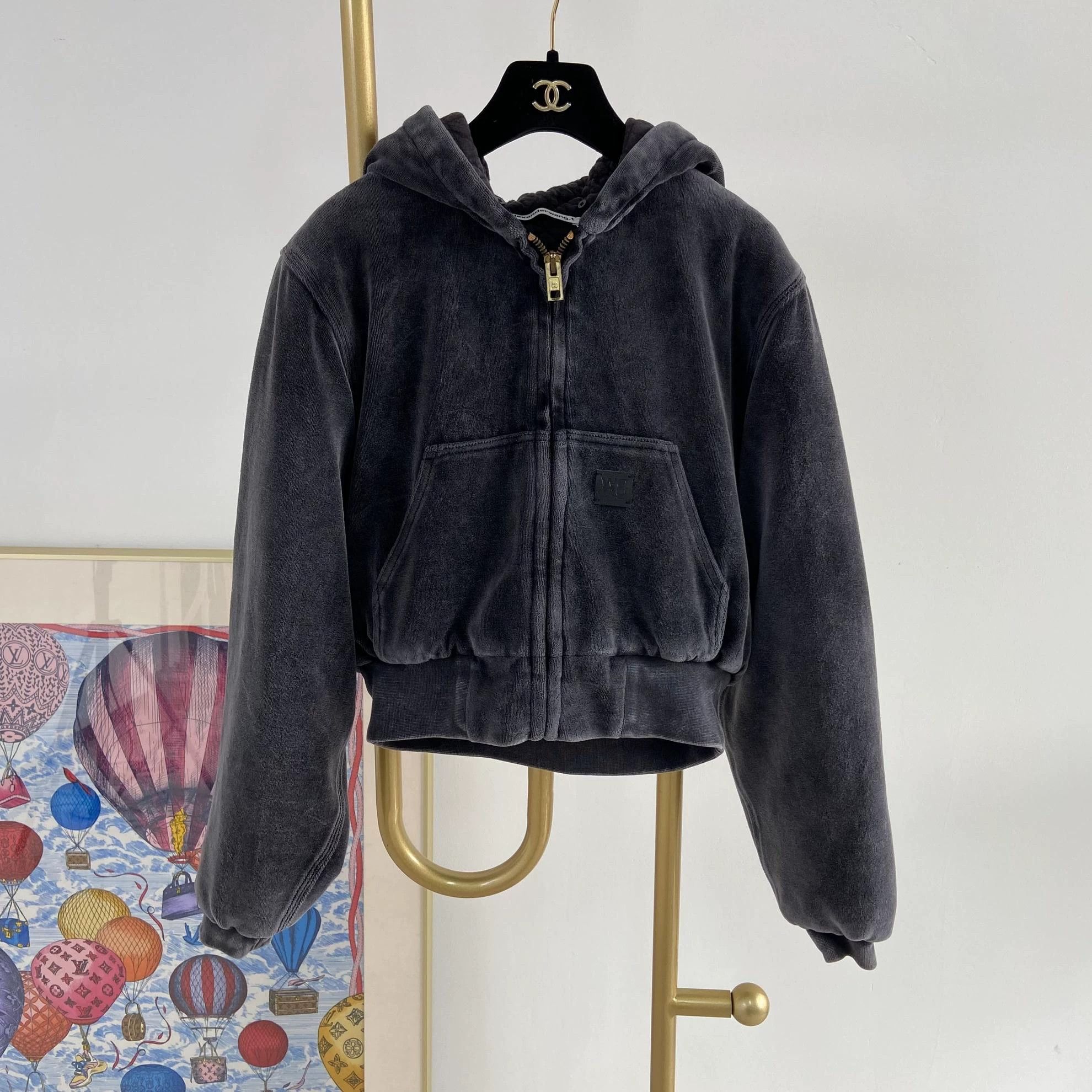 Alexander Wang Alexander Wang Gray Jacket S Removable Fur Collar Size S / US 4 / IT 40 - 3 Thumbnail