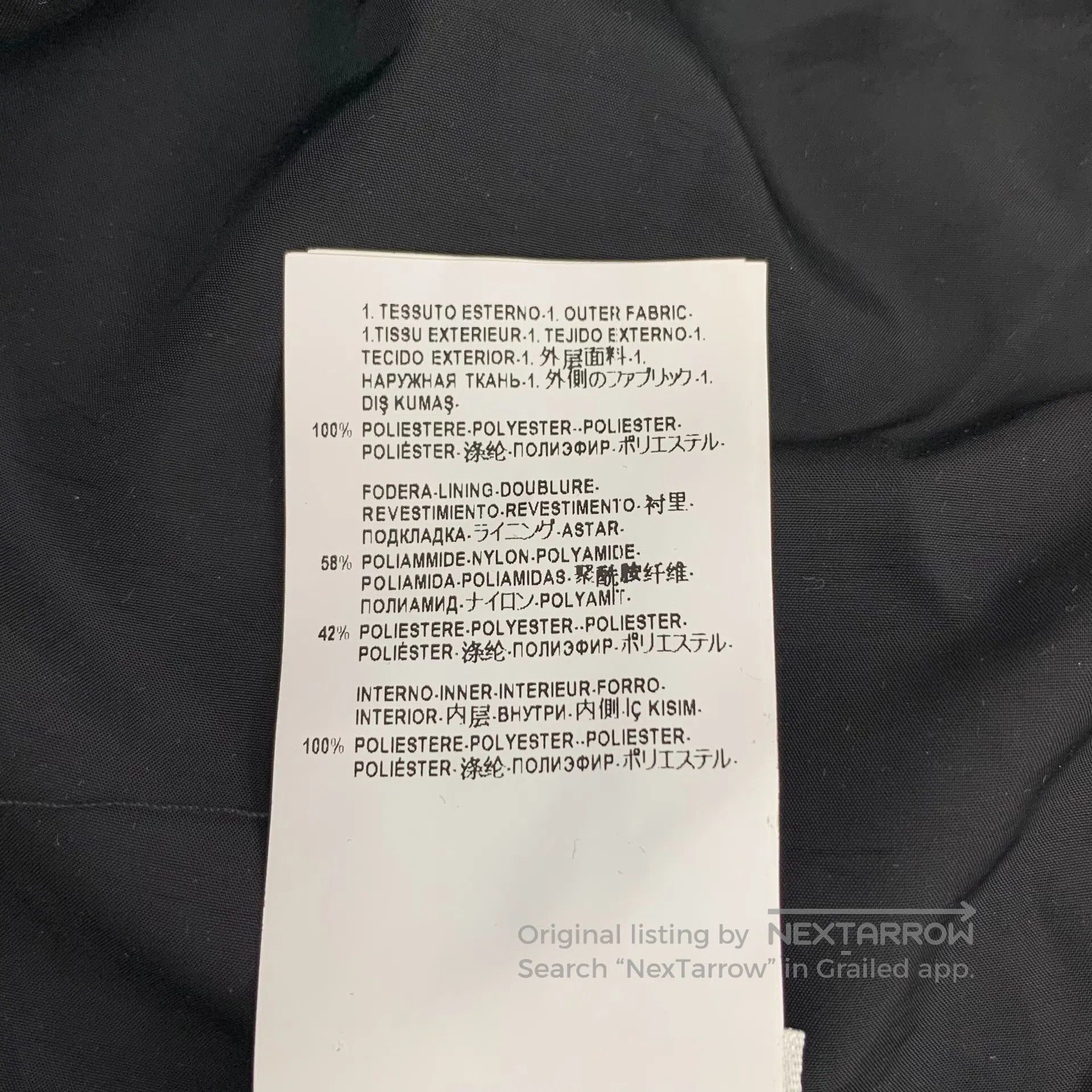 Other Versace Black long-sleeved jacket with logo on the back, s Size US M / EU 48-50 / 2 - 8 Thumbnail