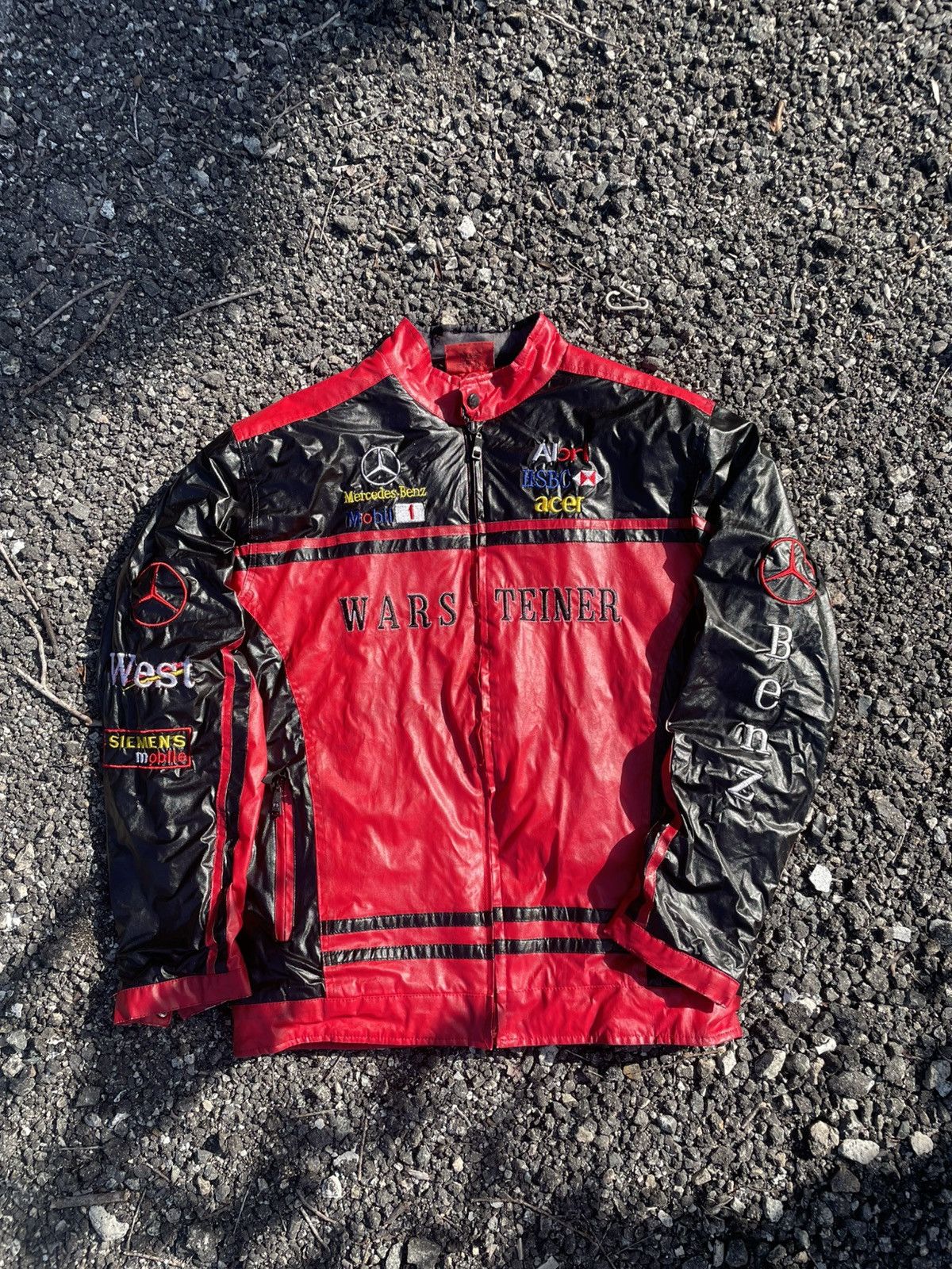 NASCAR Leather jacket mercedes Size US M / EU 48-50 / 2 - 1 Thumbnail