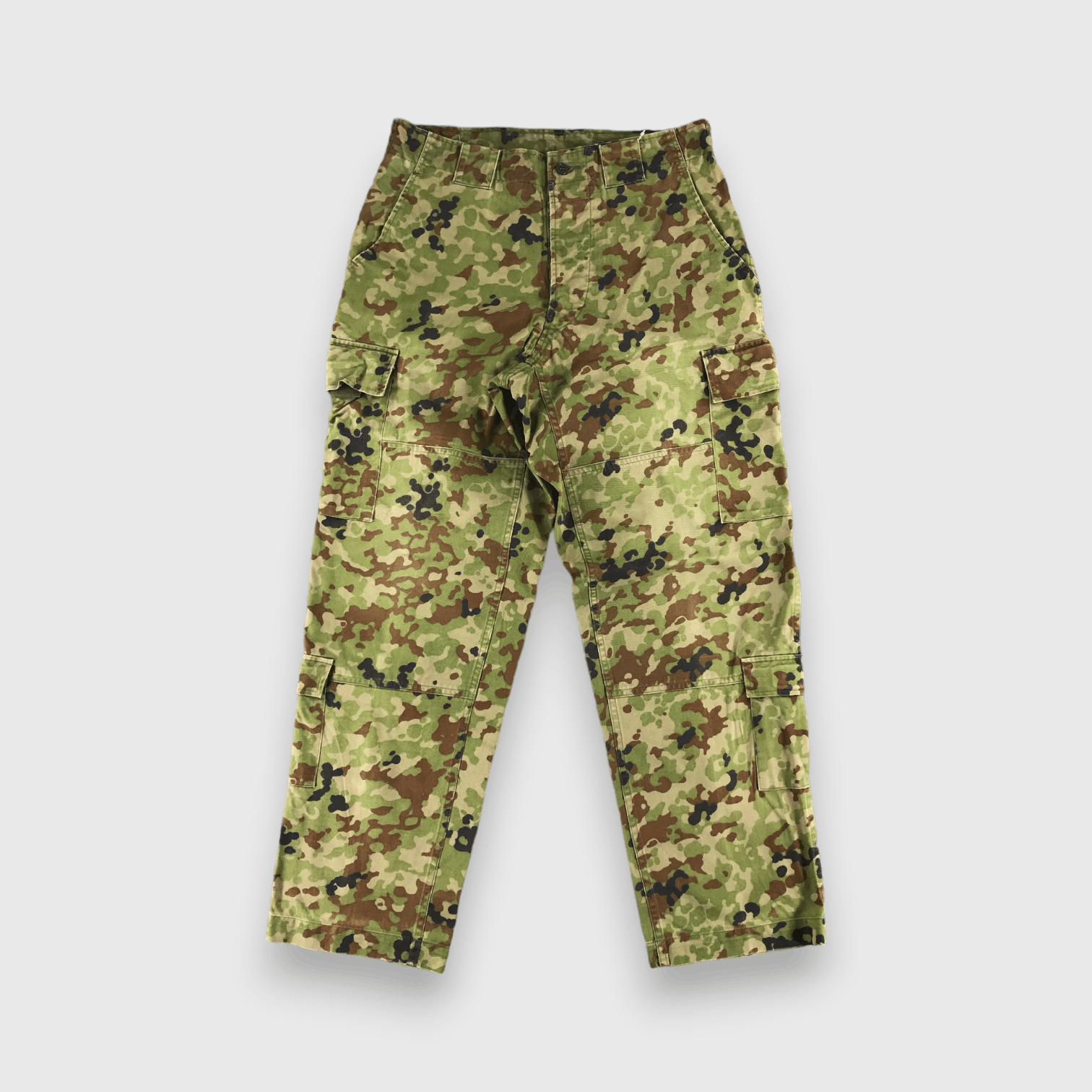 Japanese Brand Camo Army Multipocket Cargo Pant -J256 Size US 31 - 1 Thumbnail