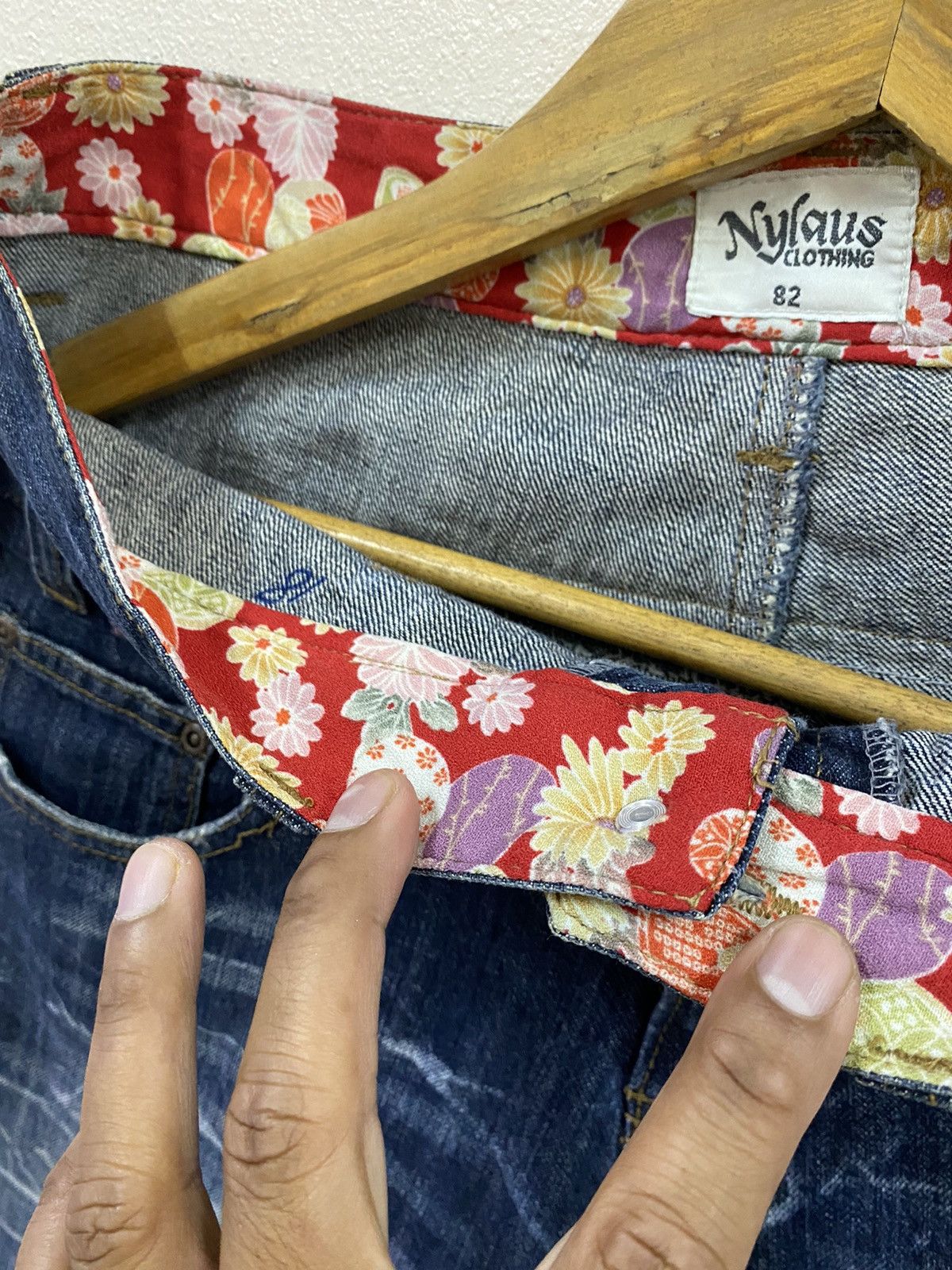 Japanese Brand Vintage Nylaus Double Waist Flared Size US 32 / EU 48 - 11 Thumbnail
