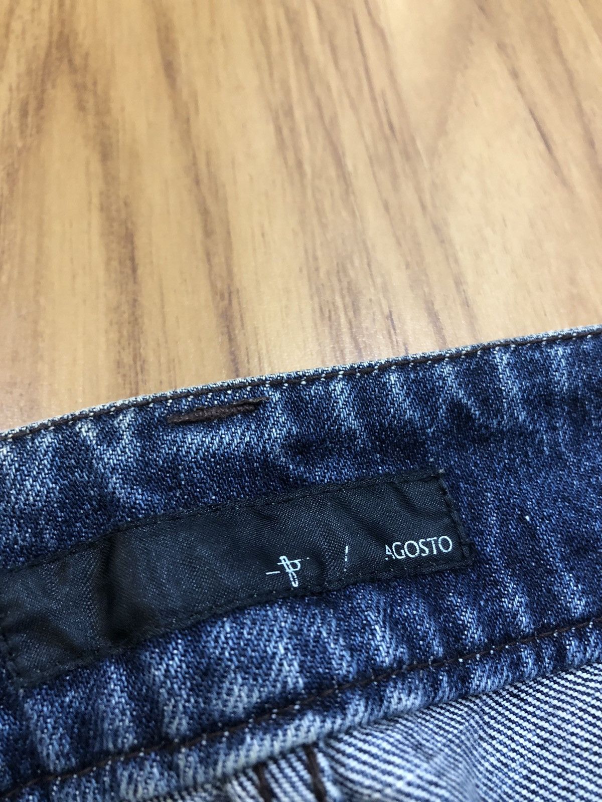 Japanese Brand Made in Japan Agosto Studded Denim Pant Size US 30 / EU 46 - 7 Thumbnail