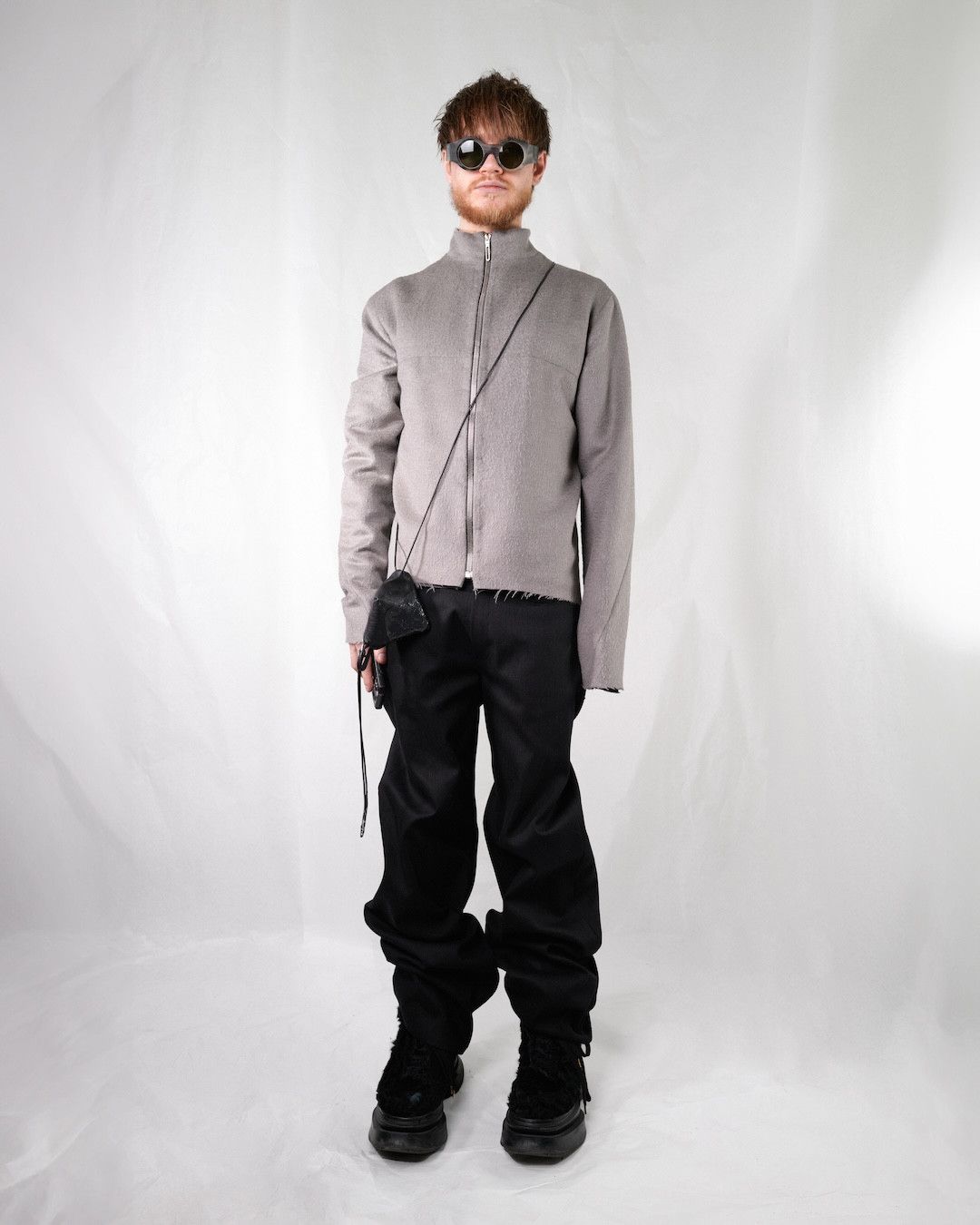 Other TAILORED WOOL JACKET GREY 04.01 Size US L / EU 52-54 / 3 - 3 Thumbnail