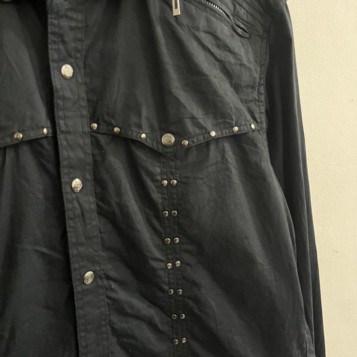 Japanese Brand Bareback Real Adress Studded Gothic Shirt Size US L / EU 52-54 / 3 - 5 Thumbnail