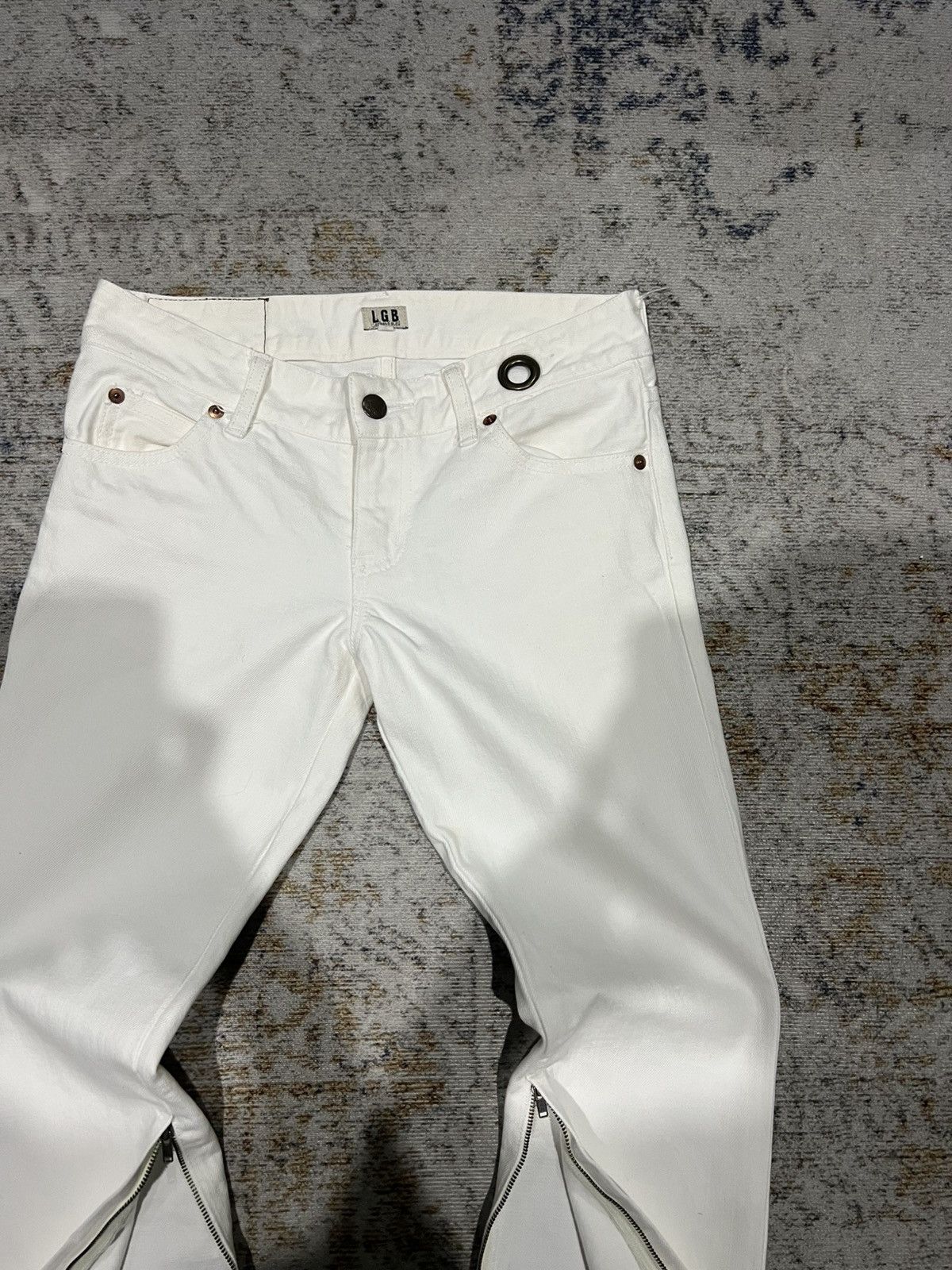 Le Grande Bleu (L.G.B.) L.G.B Chameleon Zip Flared Denim Size US 28 / EU 44 - 4 Thumbnail