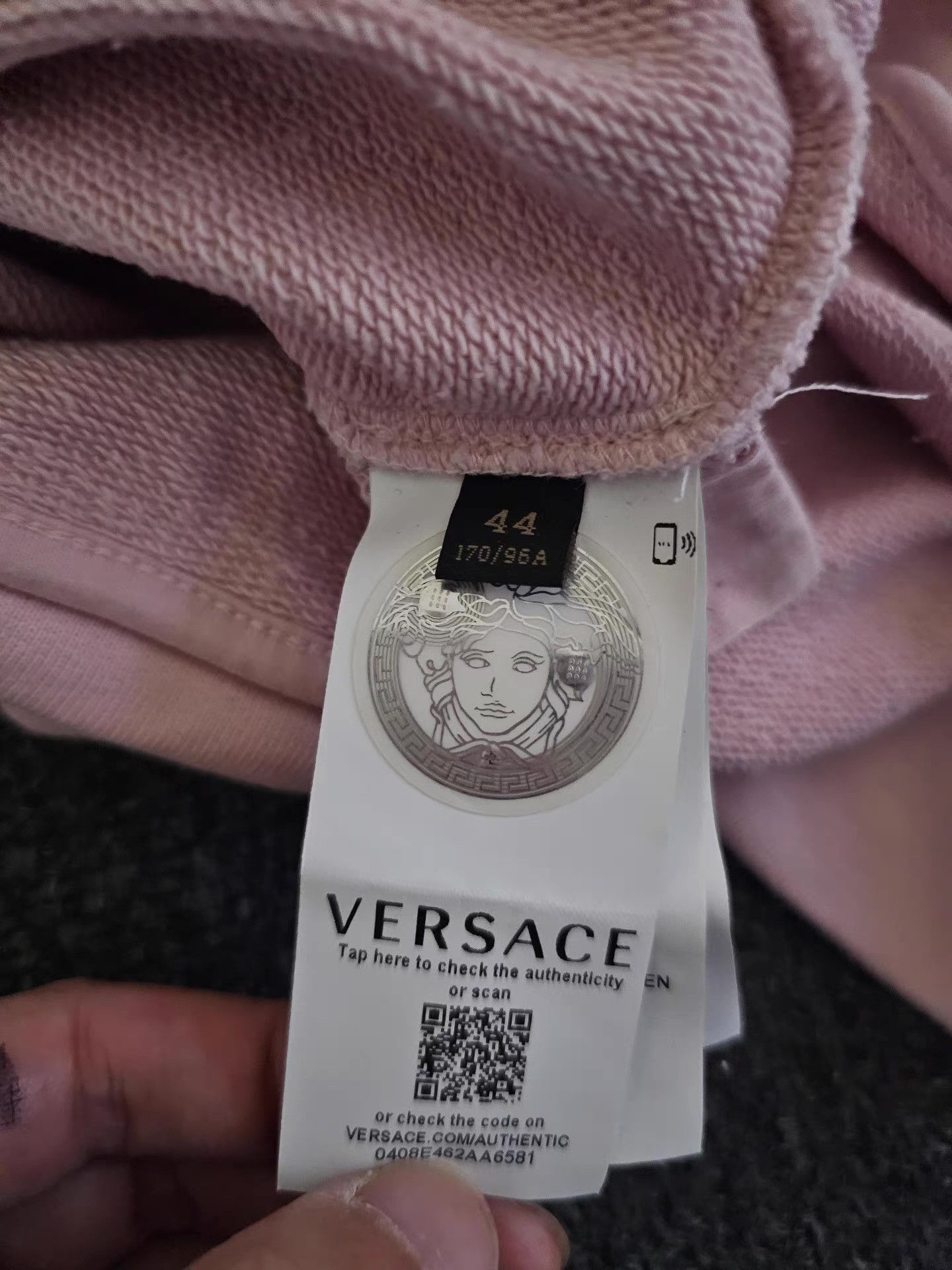 Versace Versace pink sweatshirt Q4 Size US S / EU 44-46 / 1 - 6 Thumbnail