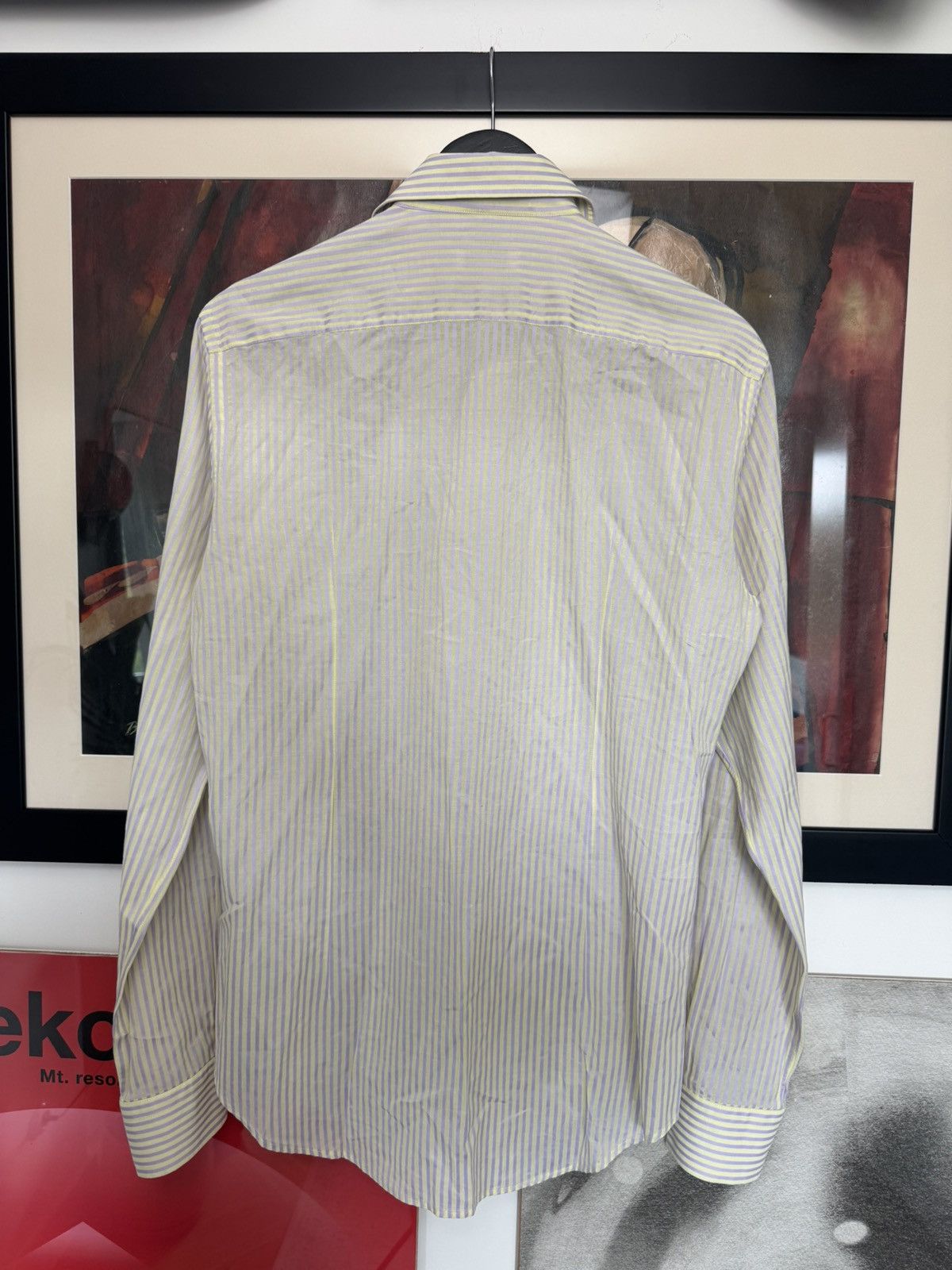 Versace Versace Collection Designer Button Up Stripes Shirt Luxury Size US M / EU 48-50 / 2 - 3 Thumbnail