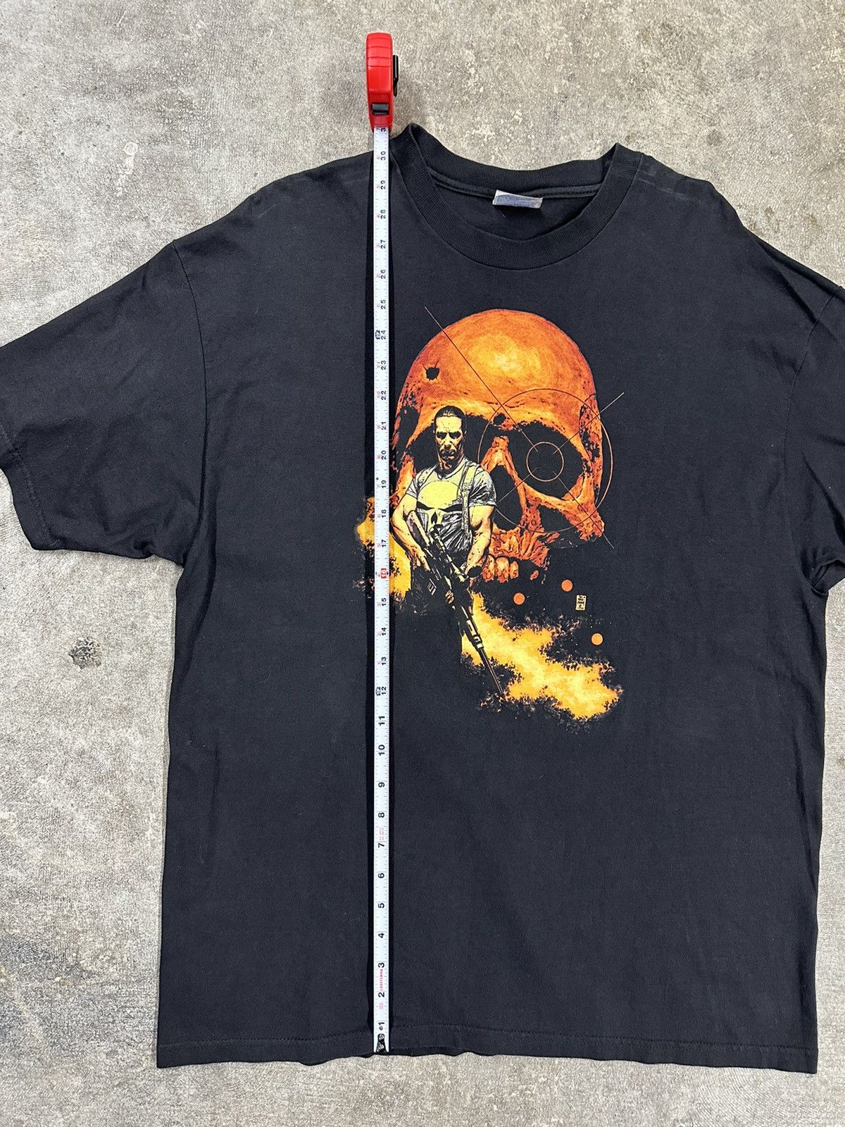 Marvel Comics Crazy Y2K Marvel Comics The Punisher Full Print T-Shirt Size US XL / EU 56 / 4 - 11 Thumbnail