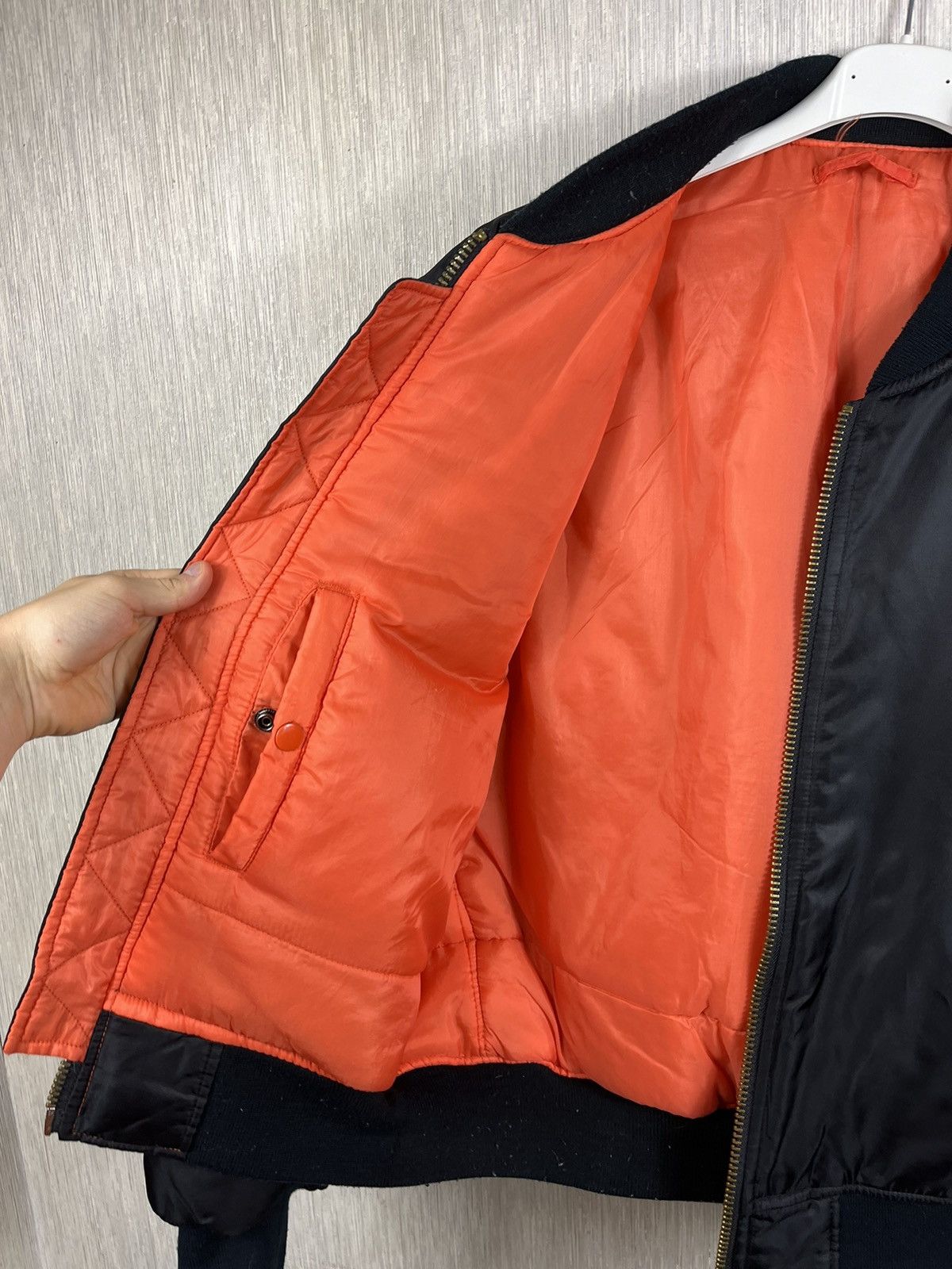 Vintage Vintage MA-1 military nylon bomber boxy jacket flyers Size US S / EU 44-46 / 1 - 18 Thumbnail