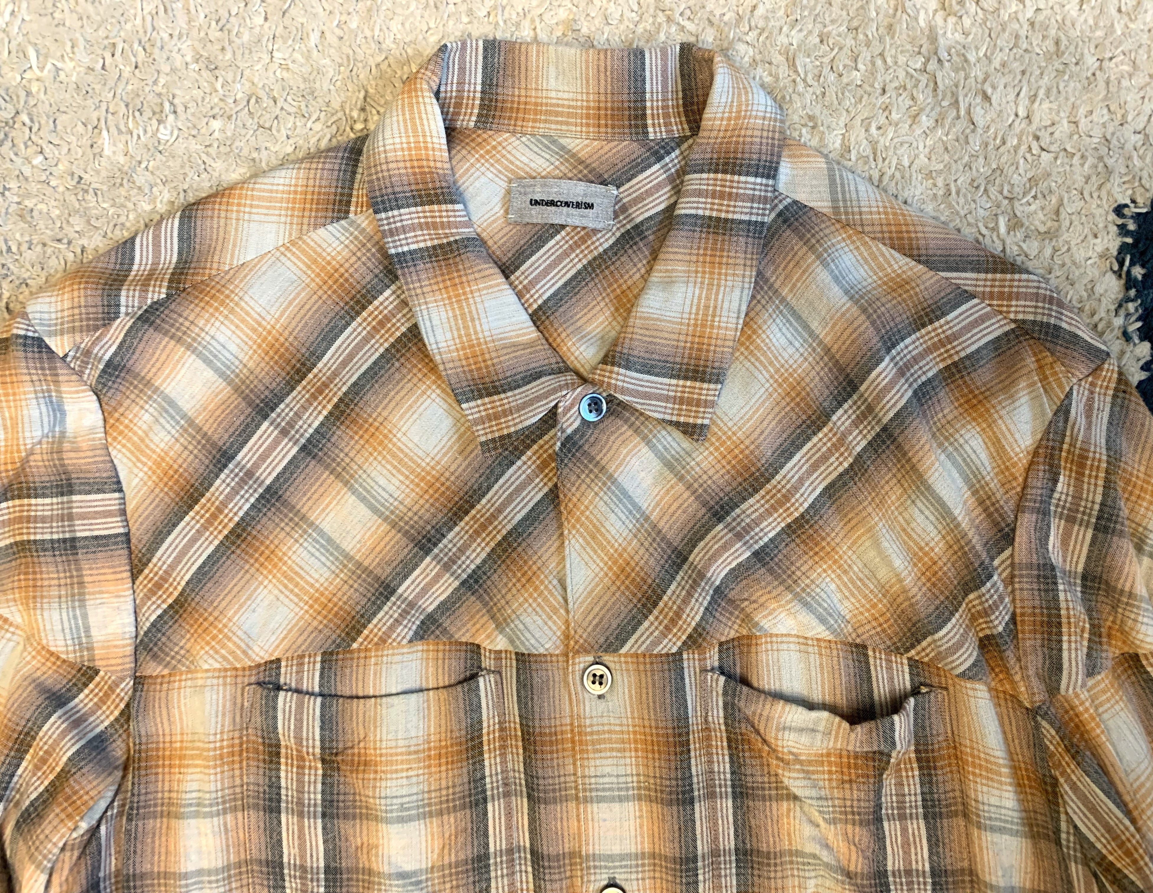 Undercover Undercover 2012ss layered plaid shirt, size 2 (fits M) Size US M / EU 48-50 / 2 - 2 Thumbnail