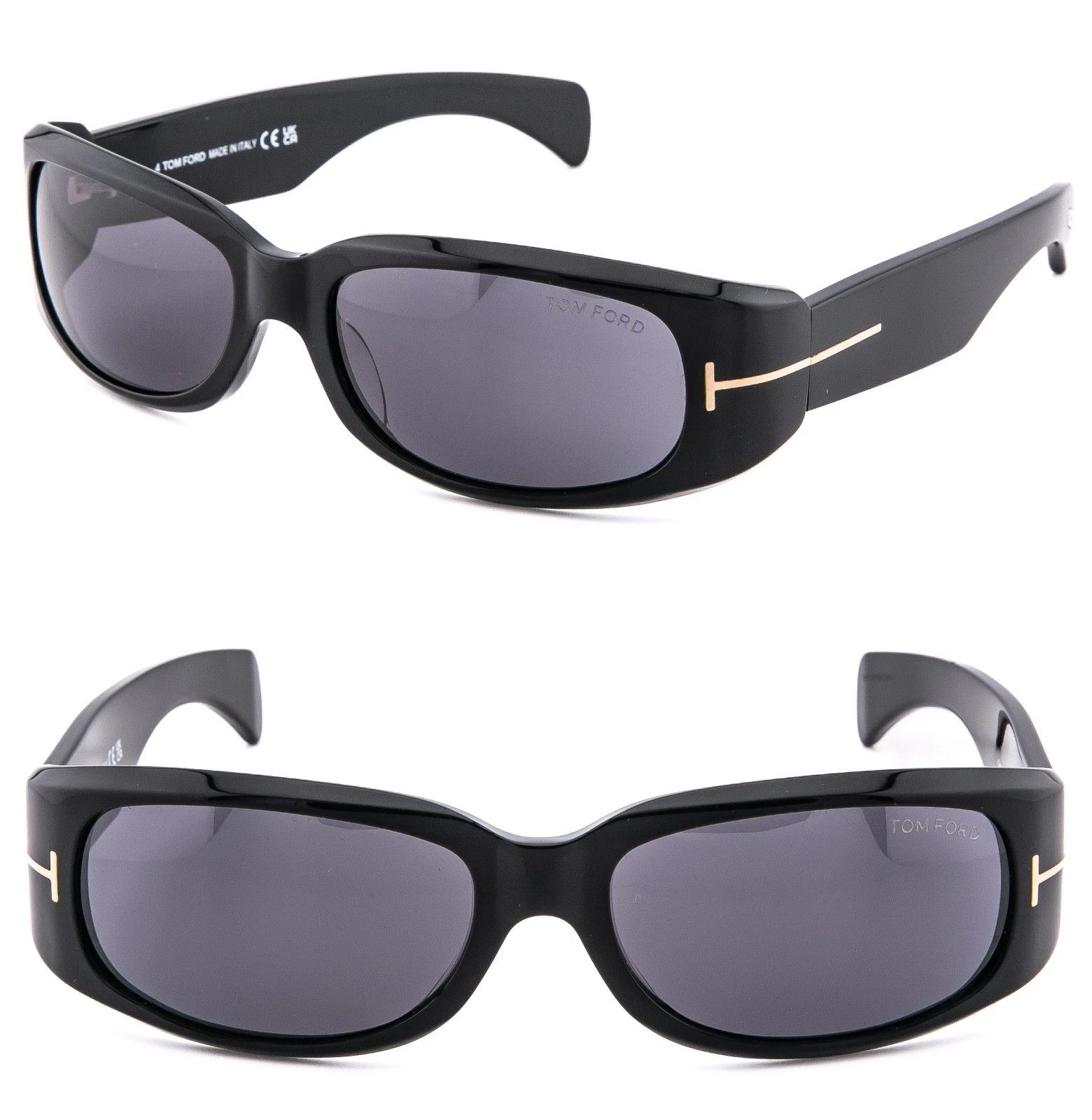 Tom Ford TOM FORD COREY FT1064 01A Black Narrow 1064 TF1064 Size ONE SIZE - 1 Thumbnail