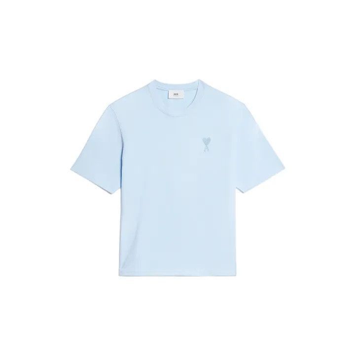 AMIPARIS Heart Embroidered Short Sleeve T-Shirt -2507