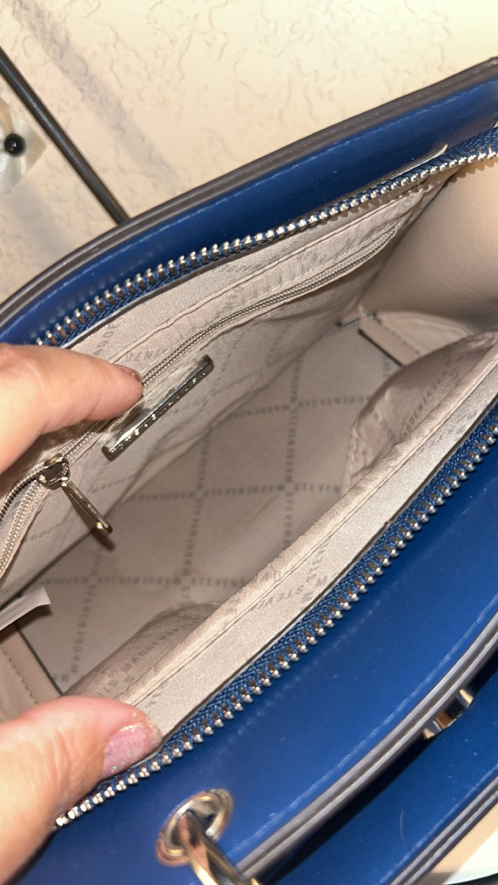 Steve Madden Women's Steve Madden Blue Crossbody Bag One Size Size ONE SIZE - 6 Thumbnail