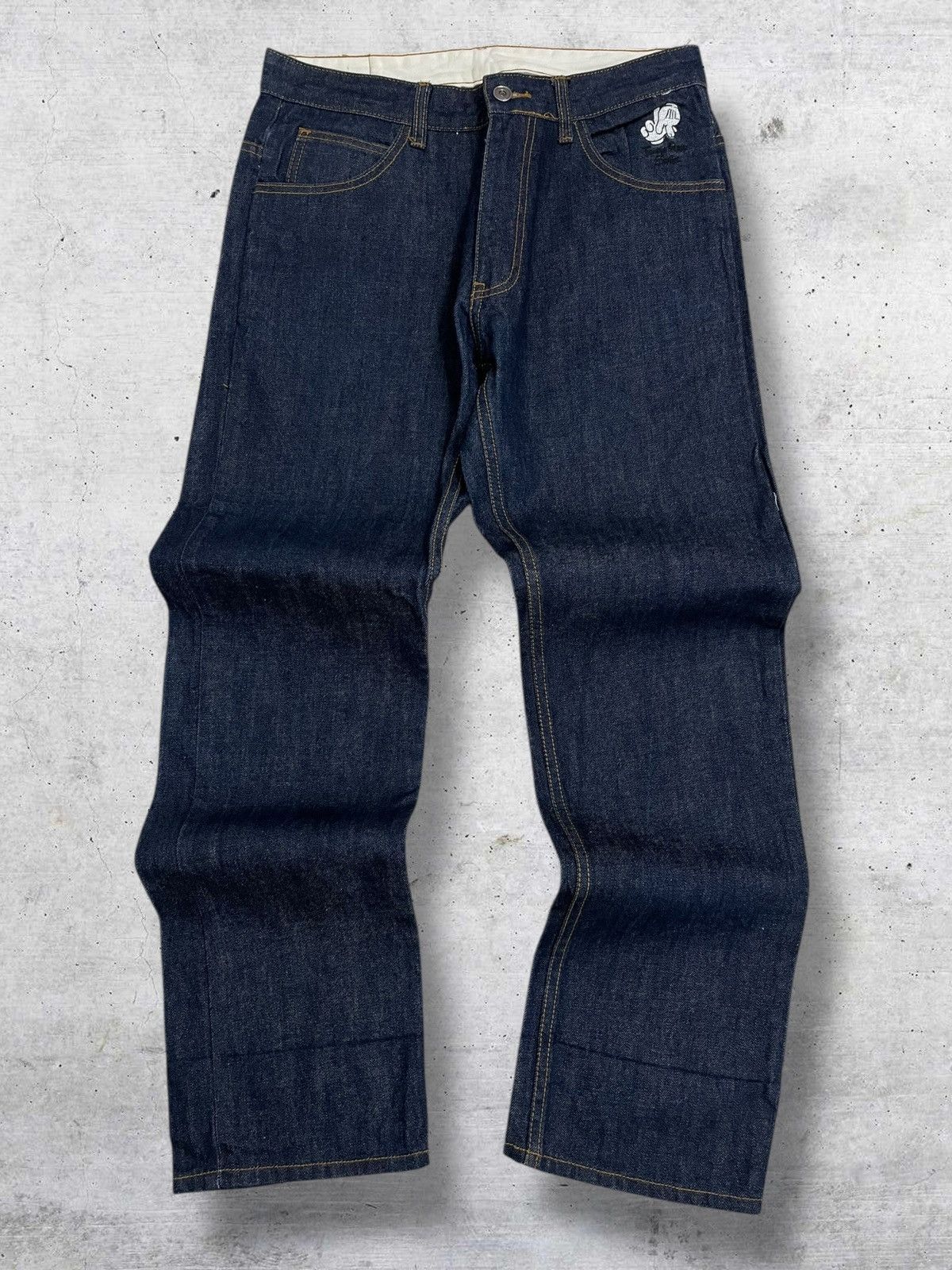 Hysteric Glamour VINTAGE LATE COMER OG JAPAN DESIGNER MICKEY EMBROIDERY DENIM Size US 32 / EU 48 - 9 Thumbnail
