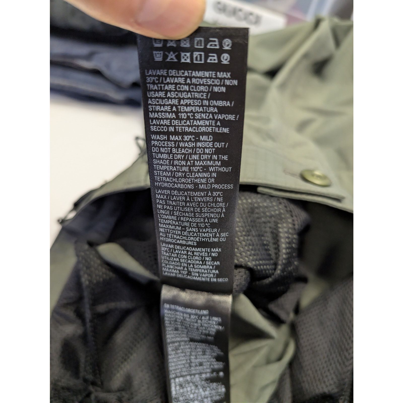 Balenciaga o1rshd1 Light Cargo Pants in Green Size US 30 / EU 46 - 18 Thumbnail